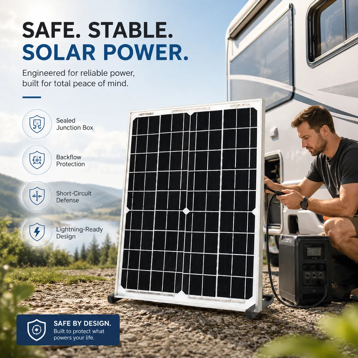 ☀️ High-Efficiency Monocrystalline Solar Panel