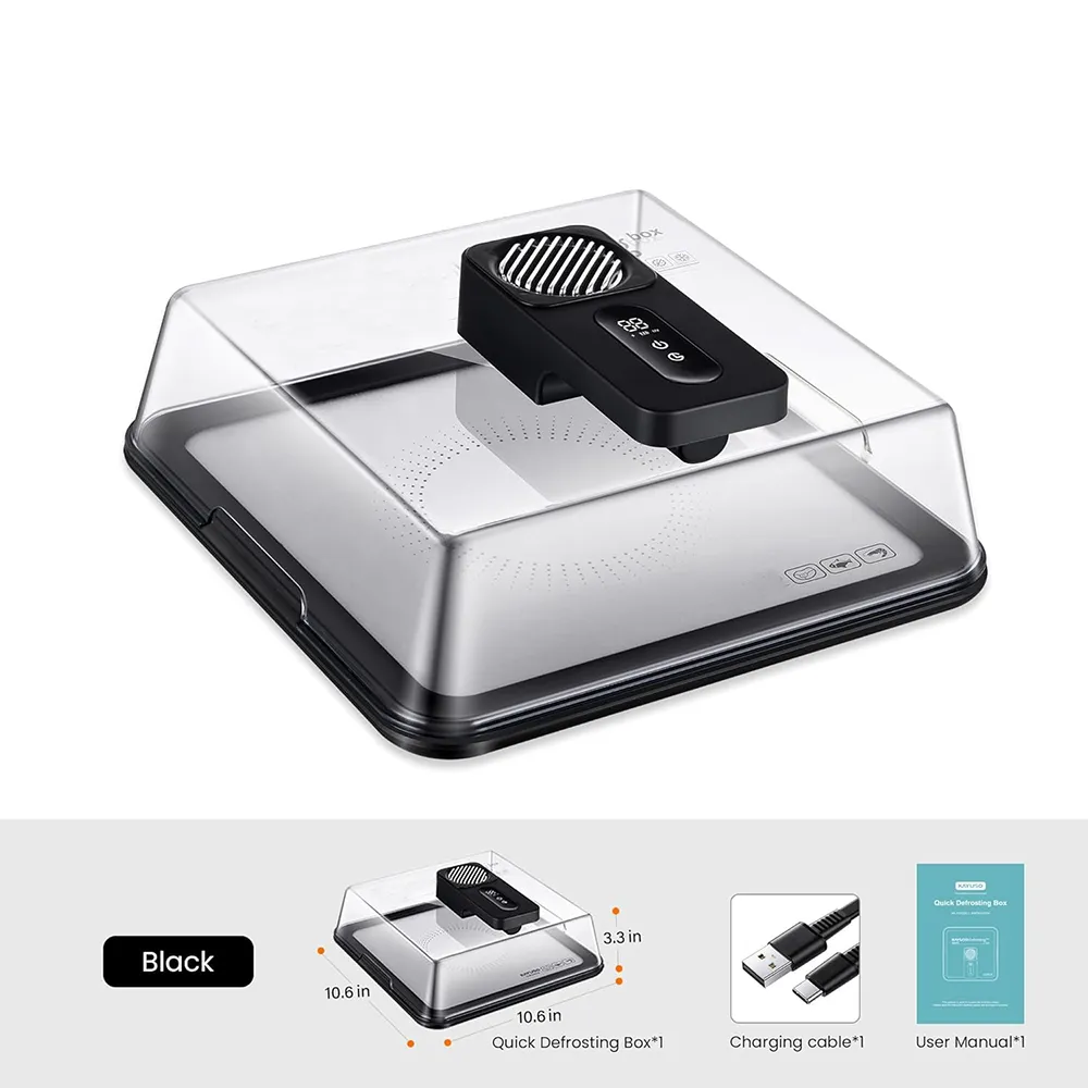 🥩 Smart Defrosting Tray Box with Lid