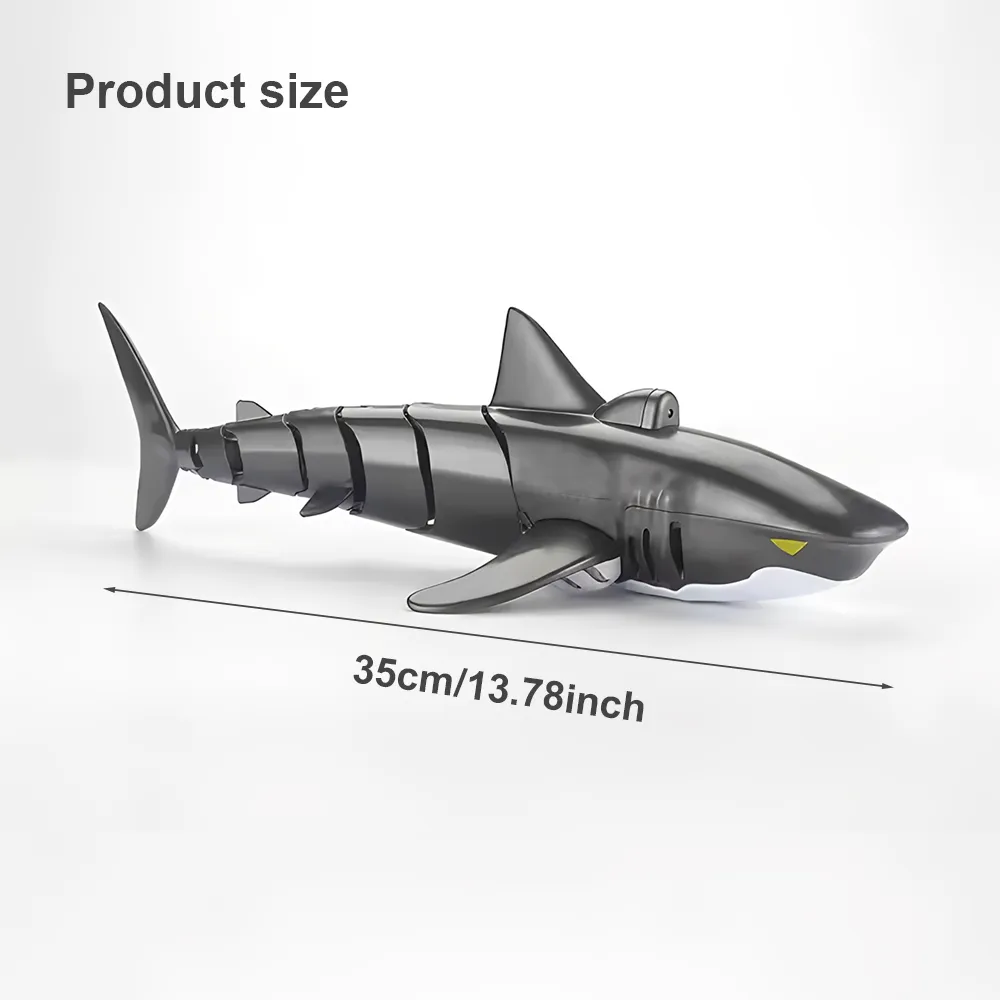 🦈💦2.4G Remote Control Shark Toy – Realistic Swimming RC Shark for Kids