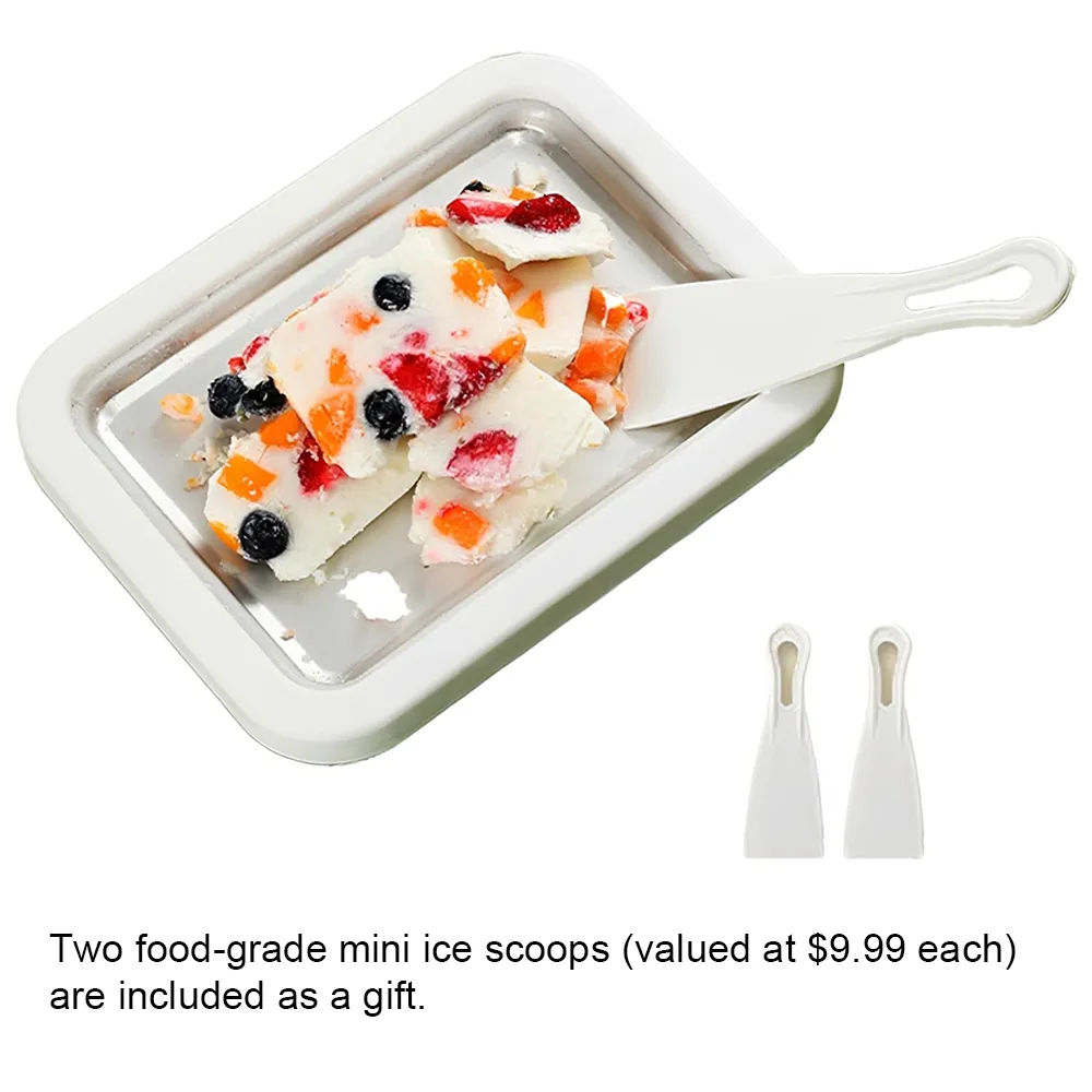 Rolled Ice Cream Maker: Create gourmet frozen treats at home with no electricity or rock salt required. 🍦