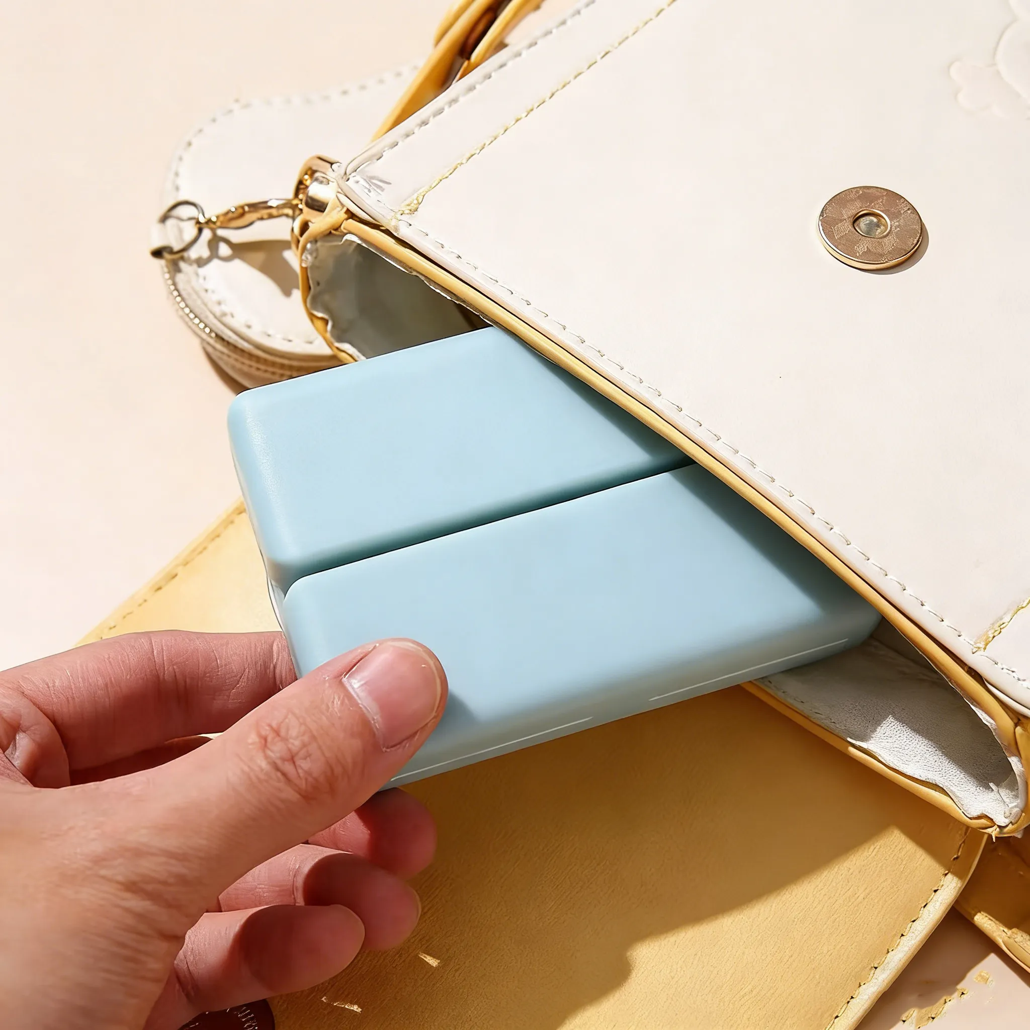 💊Weekly Magnetic Pill Organizer: Magnetic quick-access design that opens effortlessly without straining your fingers. 🧲
