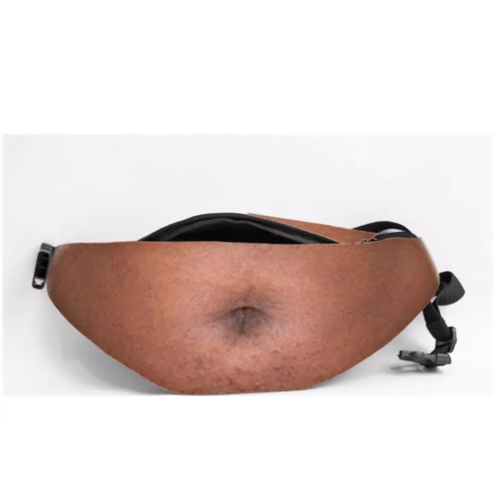 Fake Belly Waist Pack – Funny Dad Bod Fanny Pack