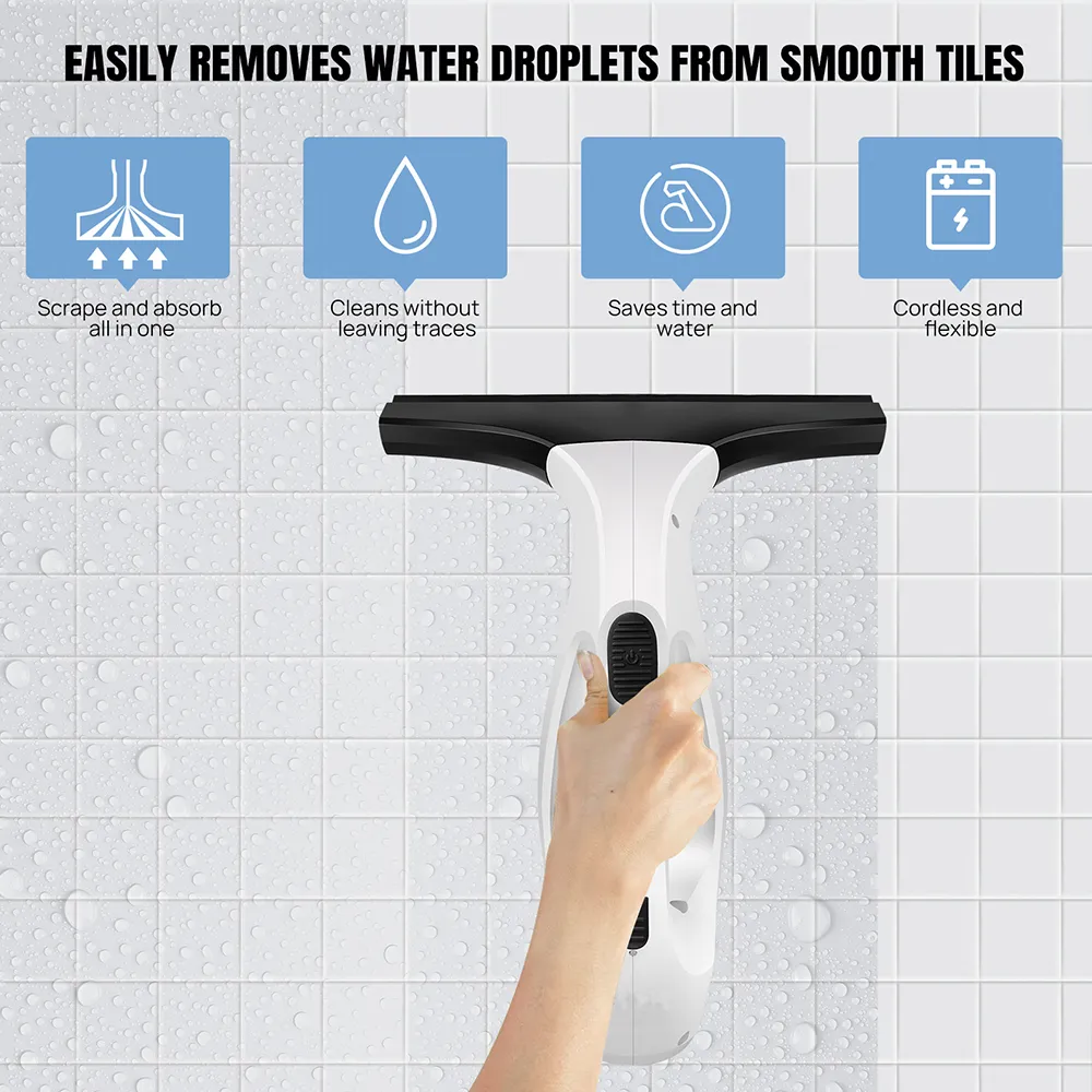 💦Cordless Window Squeegee: Achieve a streak-free shine without the back-breaking scrubbing. ✨