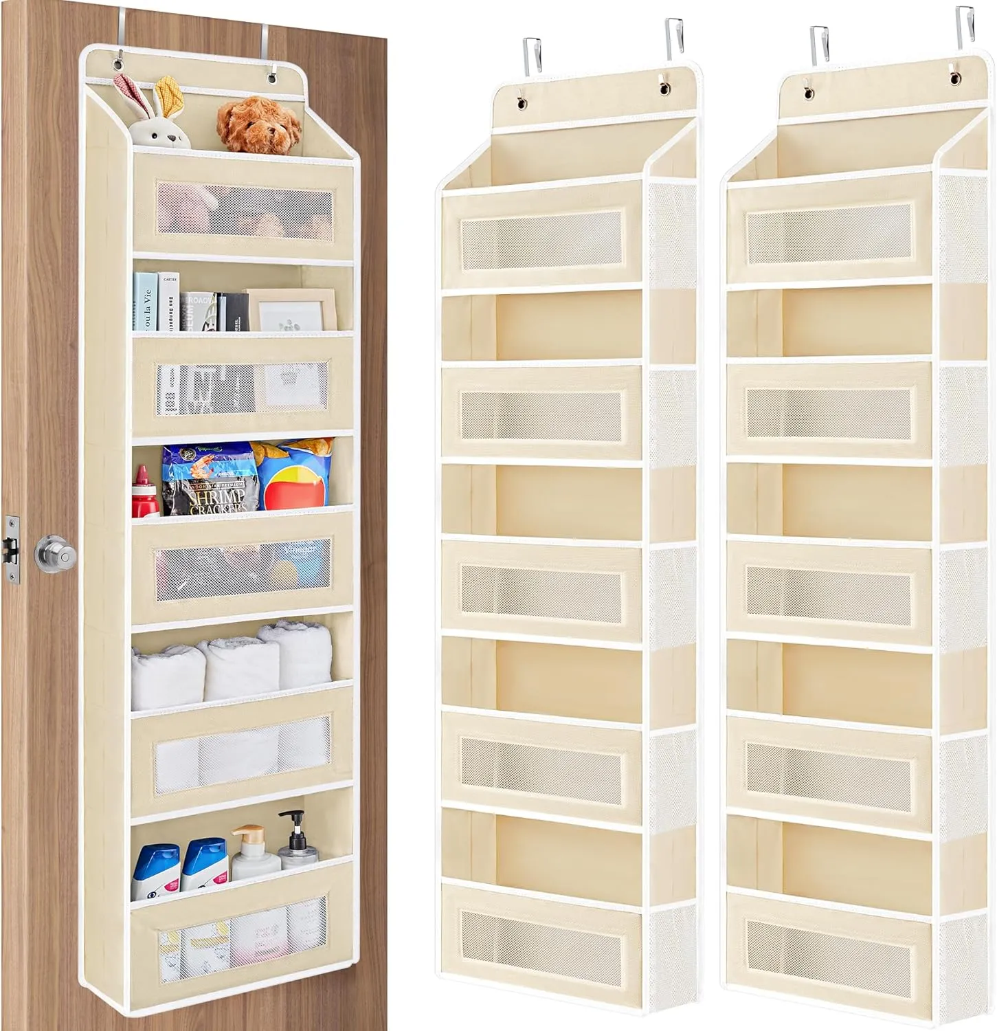 🧸Door Hanging Storage Rack - 5+5 Pockets for Everyday