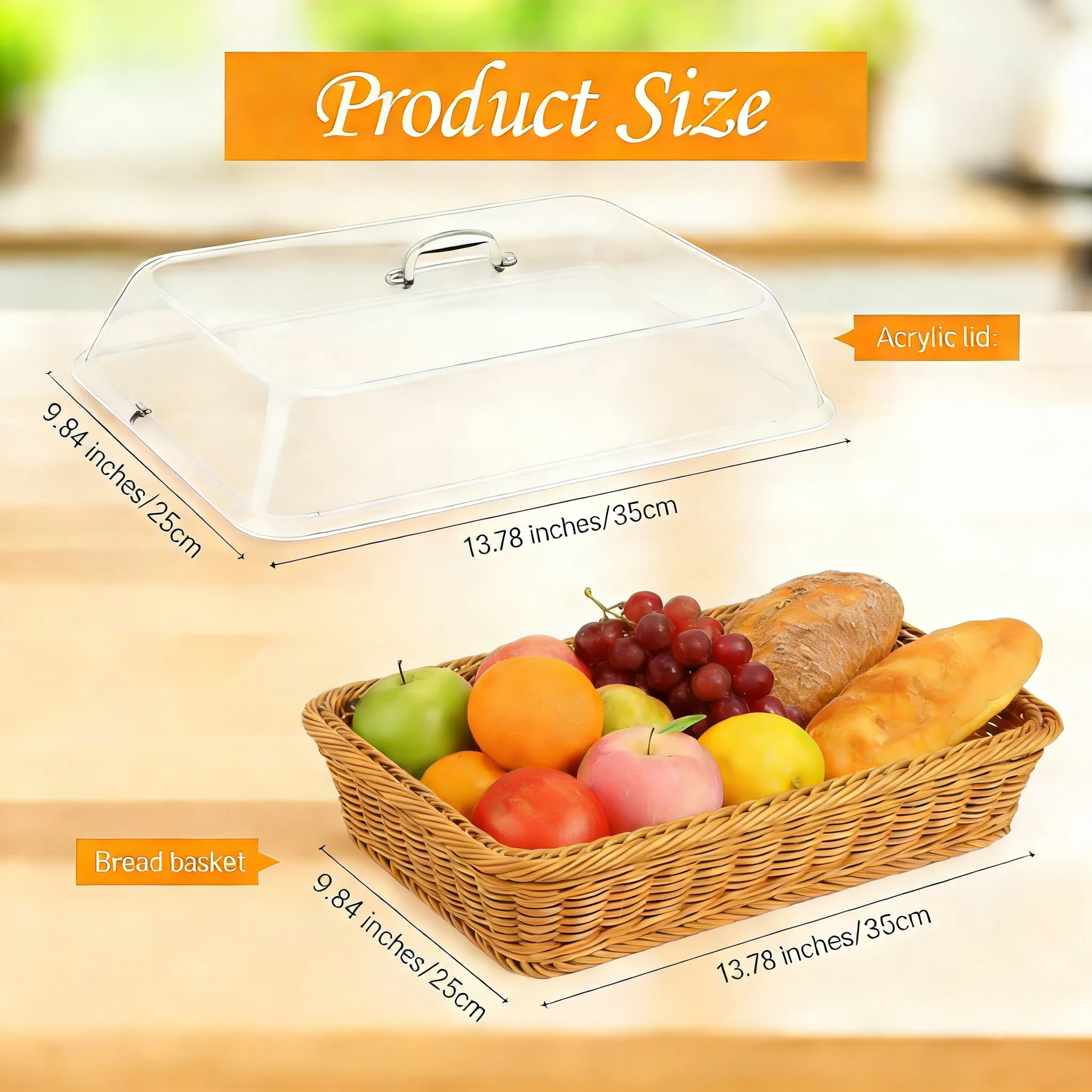 Woven Serving Basket: Display your pastries beautifully while keeping them fresh and protected from outdoor pests. 🥐