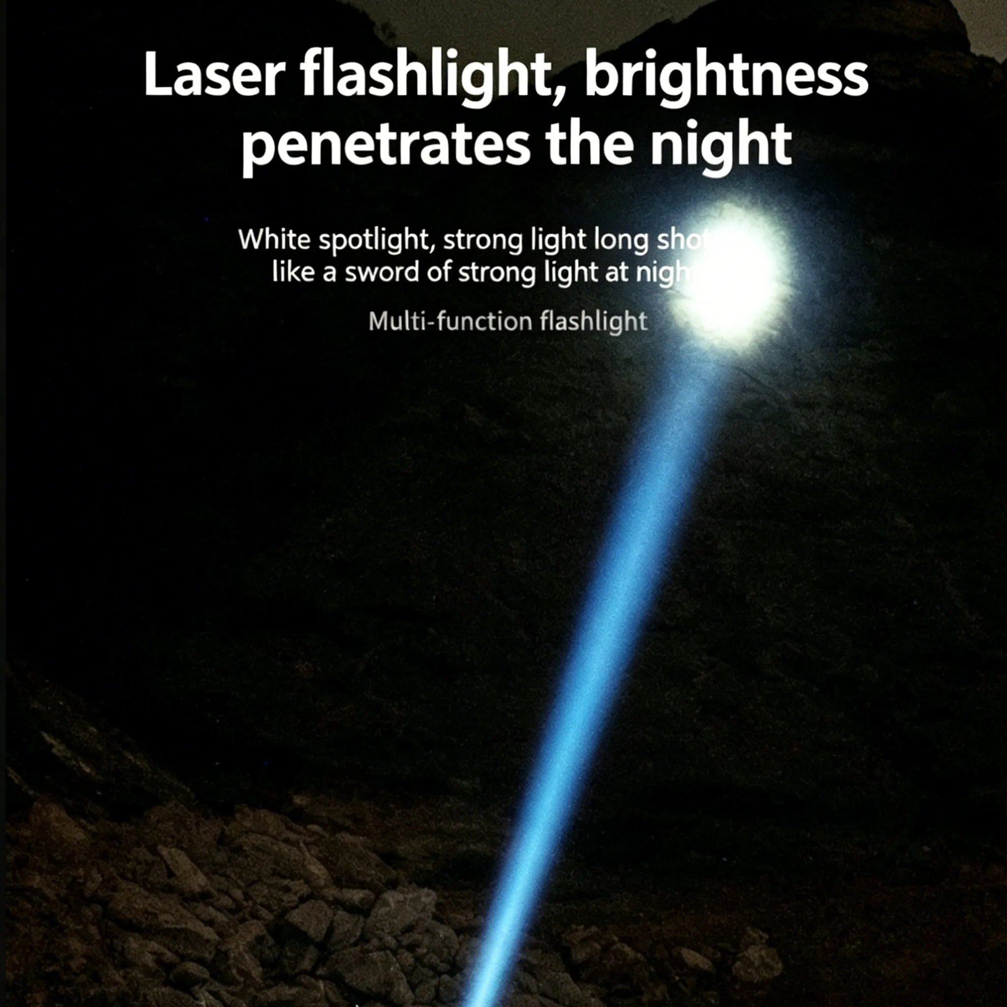 🔦Mini Laser Flashlight — Portable Multi-Function Outdoor Light