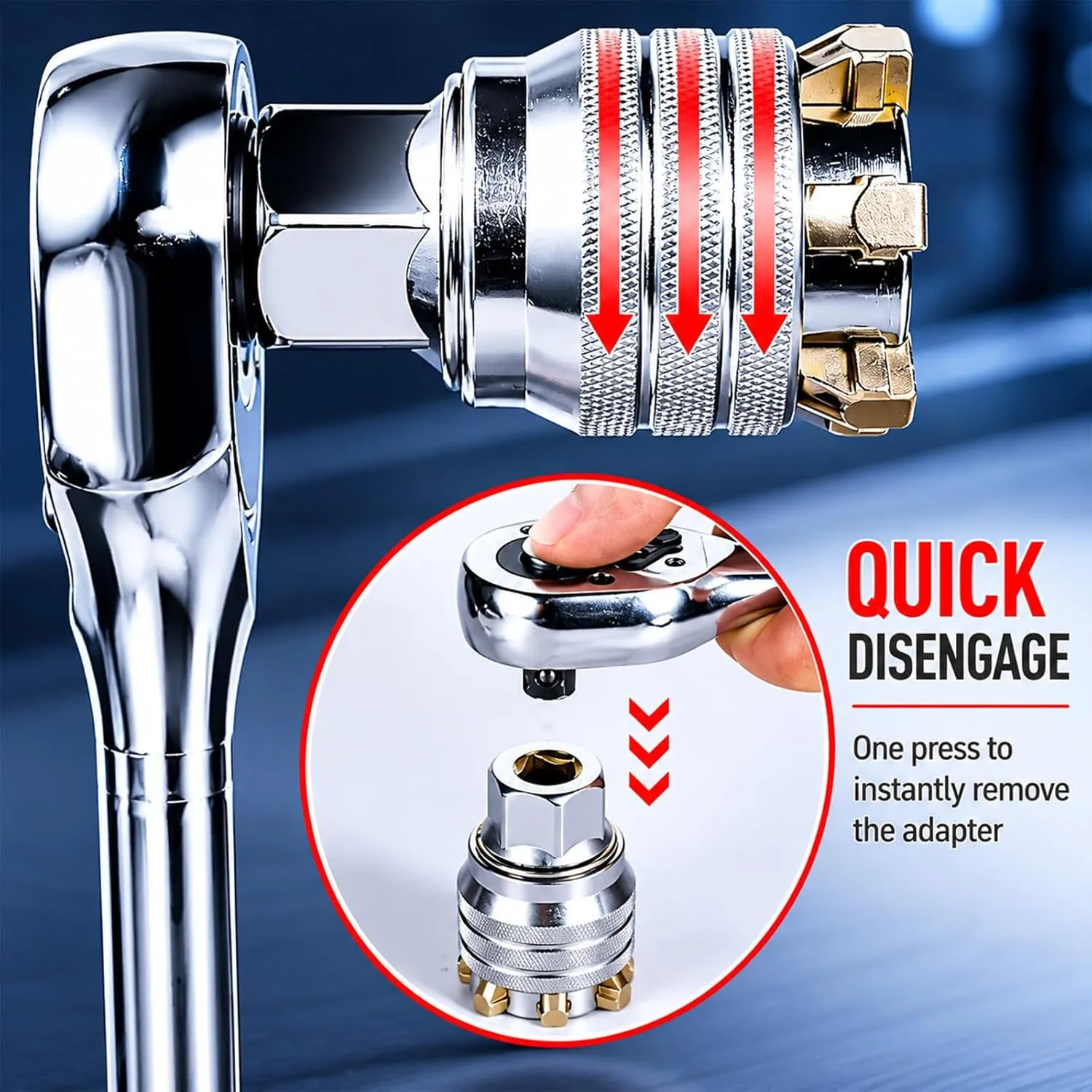 🔧 Universal Adjustable Socket Wrench