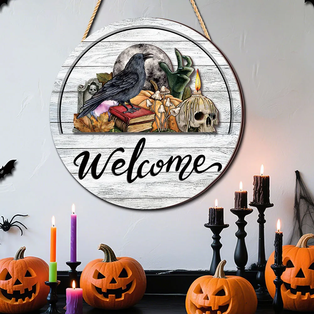 Interchangeable Seasonal Welcome Door Sign Set