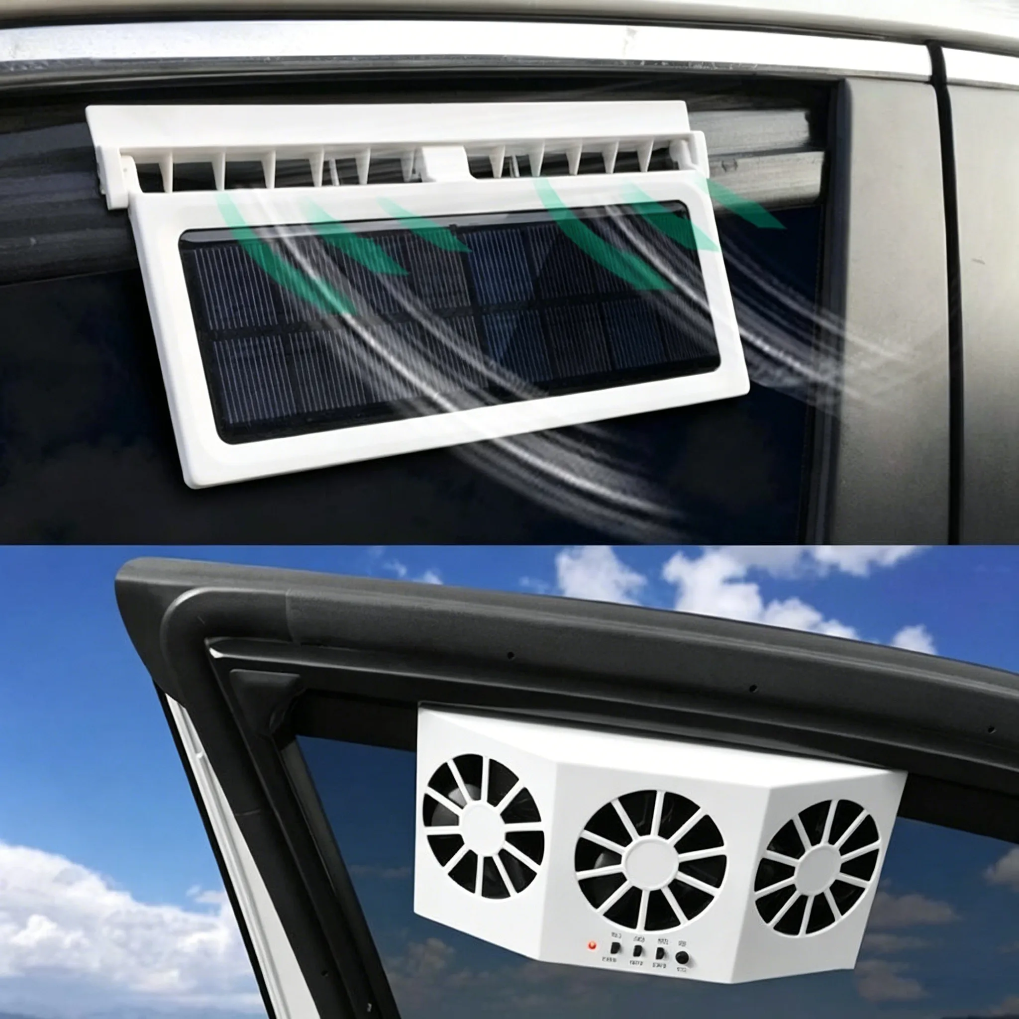 ☀️ Solar-Powered Car Ventilation Fan