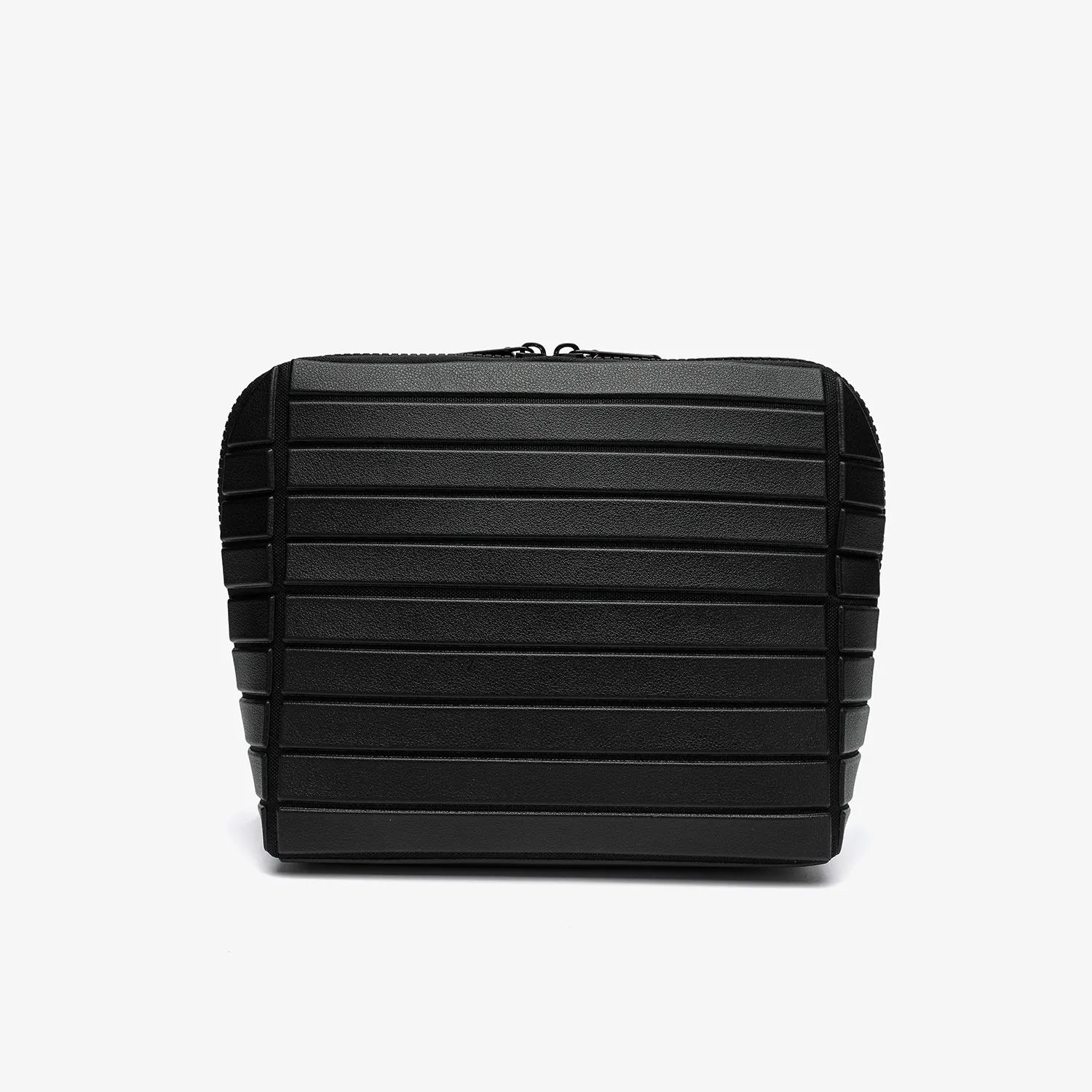👝Striped Shell Cosmetic Bag