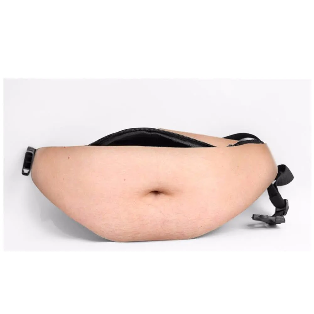 Fake Belly Waist Pack – Funny Dad Bod Fanny Pack