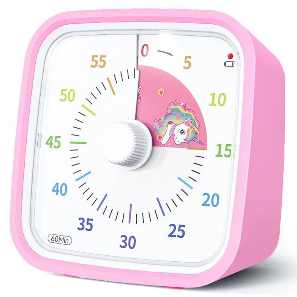 🌈 Visual Countdown Timer with Protective Case