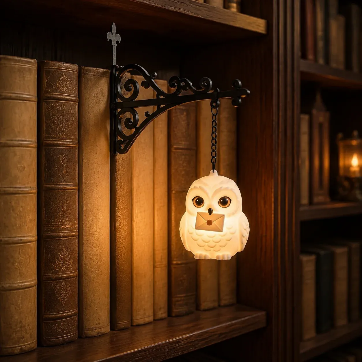 Enchanted Hanging Animal Bookshelf Light