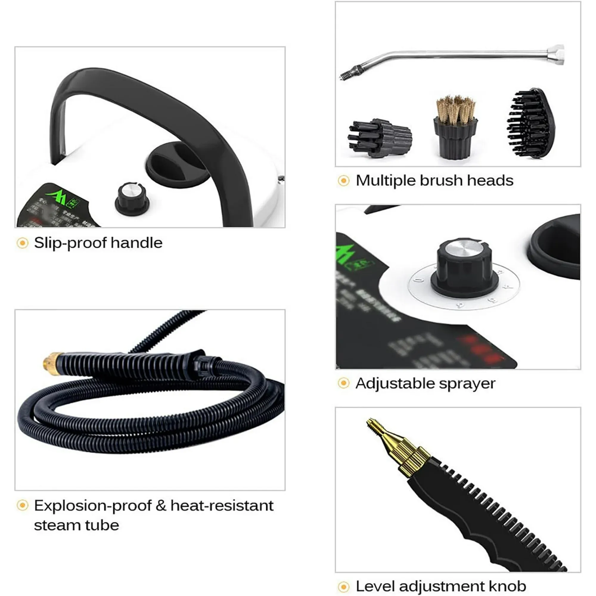 💨 High Pressure Steam Cleaner (2500W)