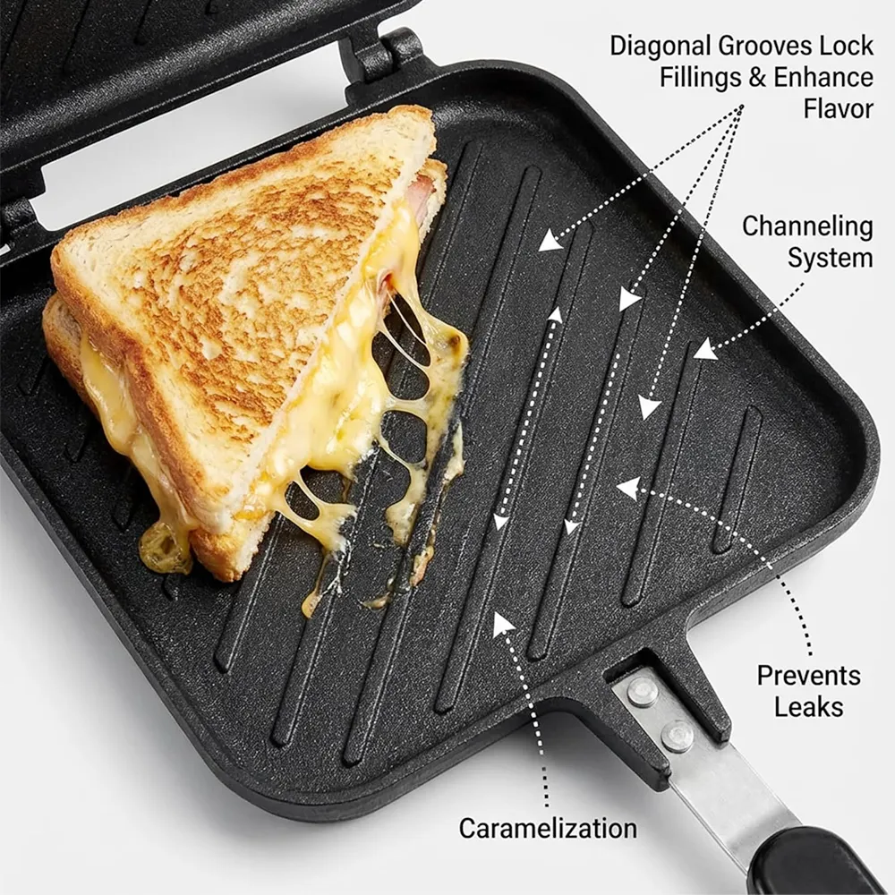 🥪 Stovetop Sandwich Maker Pan