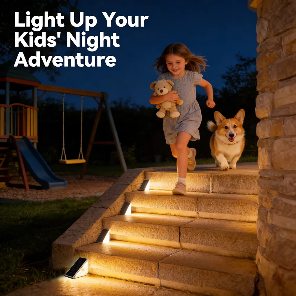 🌞 LED Solar Powered Stair Lights