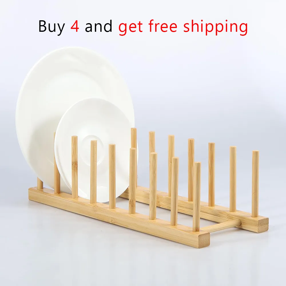 Bamboo Dish Drying Rack: Air-dry your fine china safely while freeing up valuable cabinet space. 🍽️