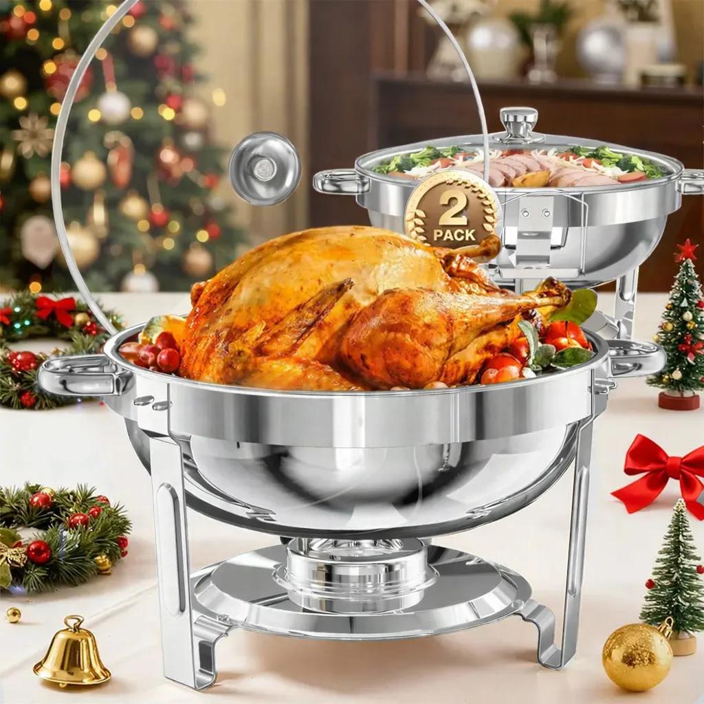 🍽️ Stainless Steel Chafing Dish Buffet Set 🔥🔥