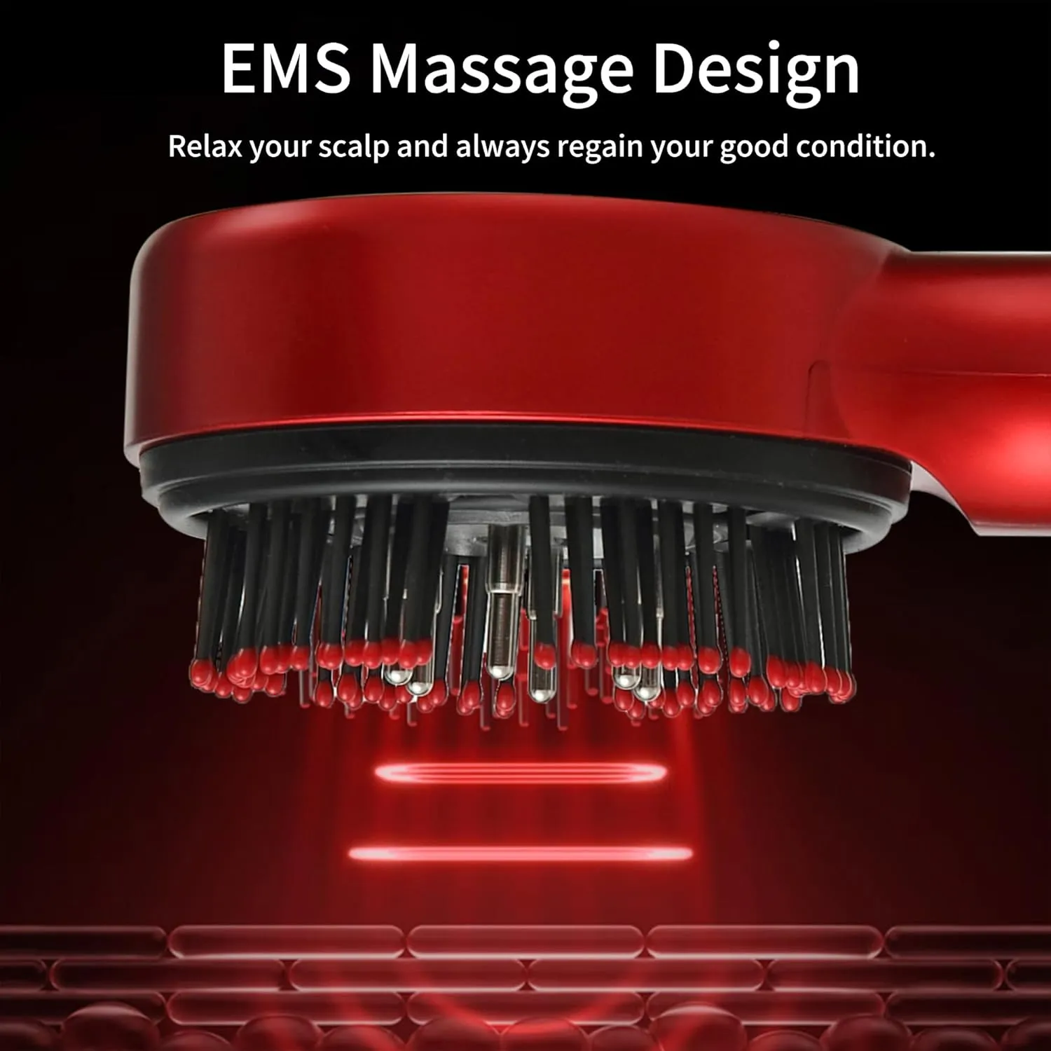 💆‍♀️ 3-in-1 Electric Scalp Massage Comb