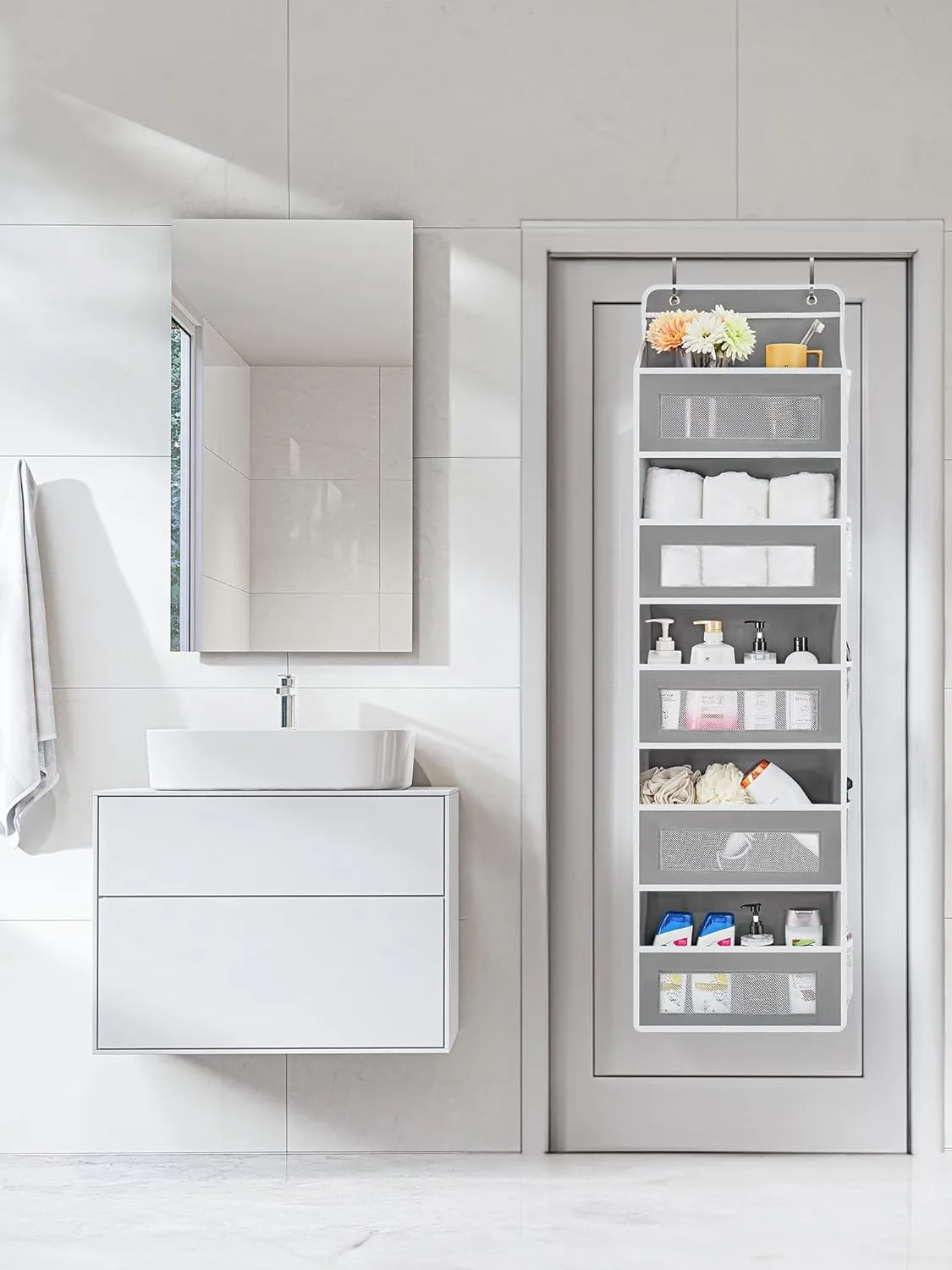 🧸Door Hanging Storage Rack - 5+5 Pockets for Everyday