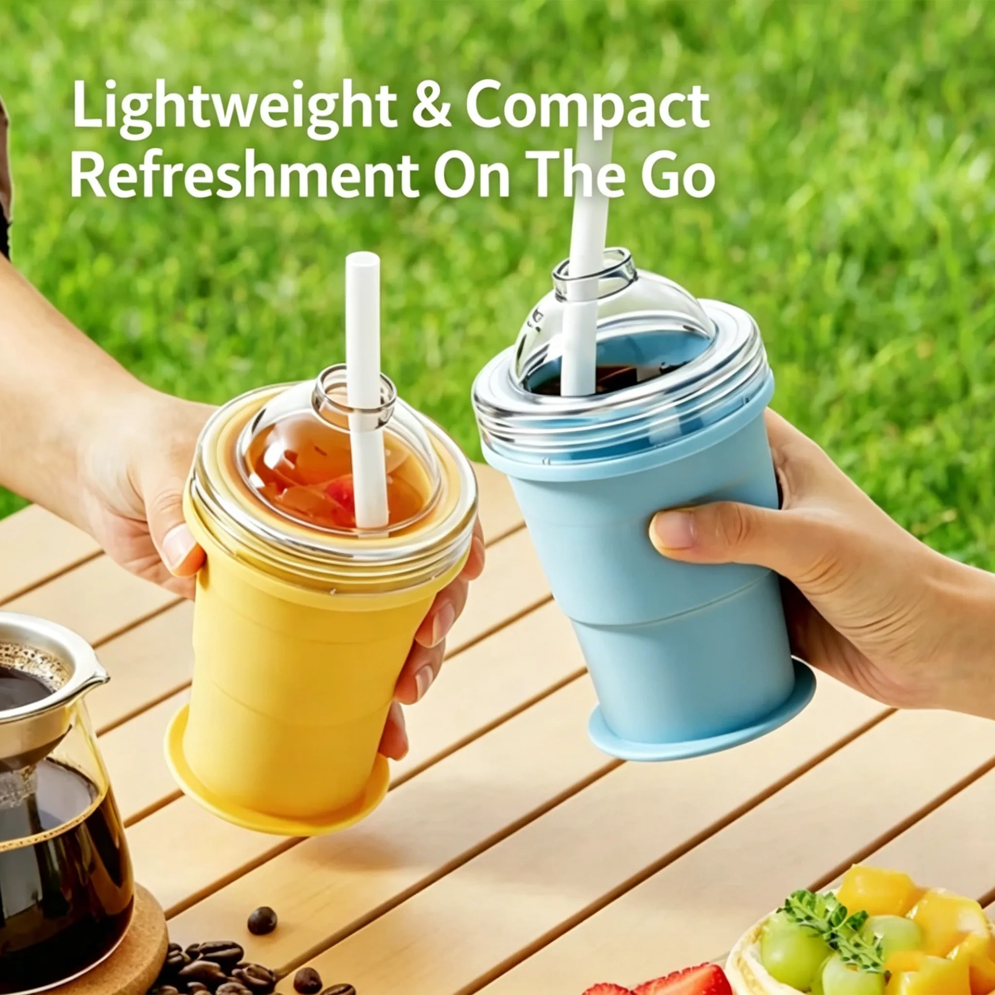🧊 Foldable Ice Ball Cup: Save freezer space and enjoy slow-melting ice for perfect sipping. ❄️