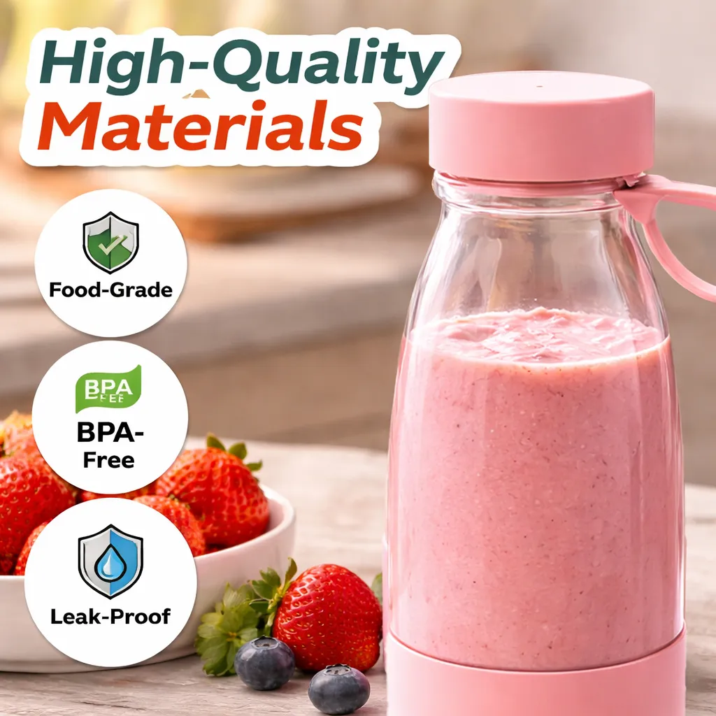 🍹 Portable Juicer Cup: Blend your daily vitamins anywhere without the bulk of a kitchen blender. 🍓