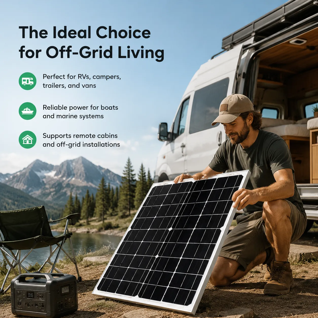 ☀️ High-Efficiency Monocrystalline Solar Panel