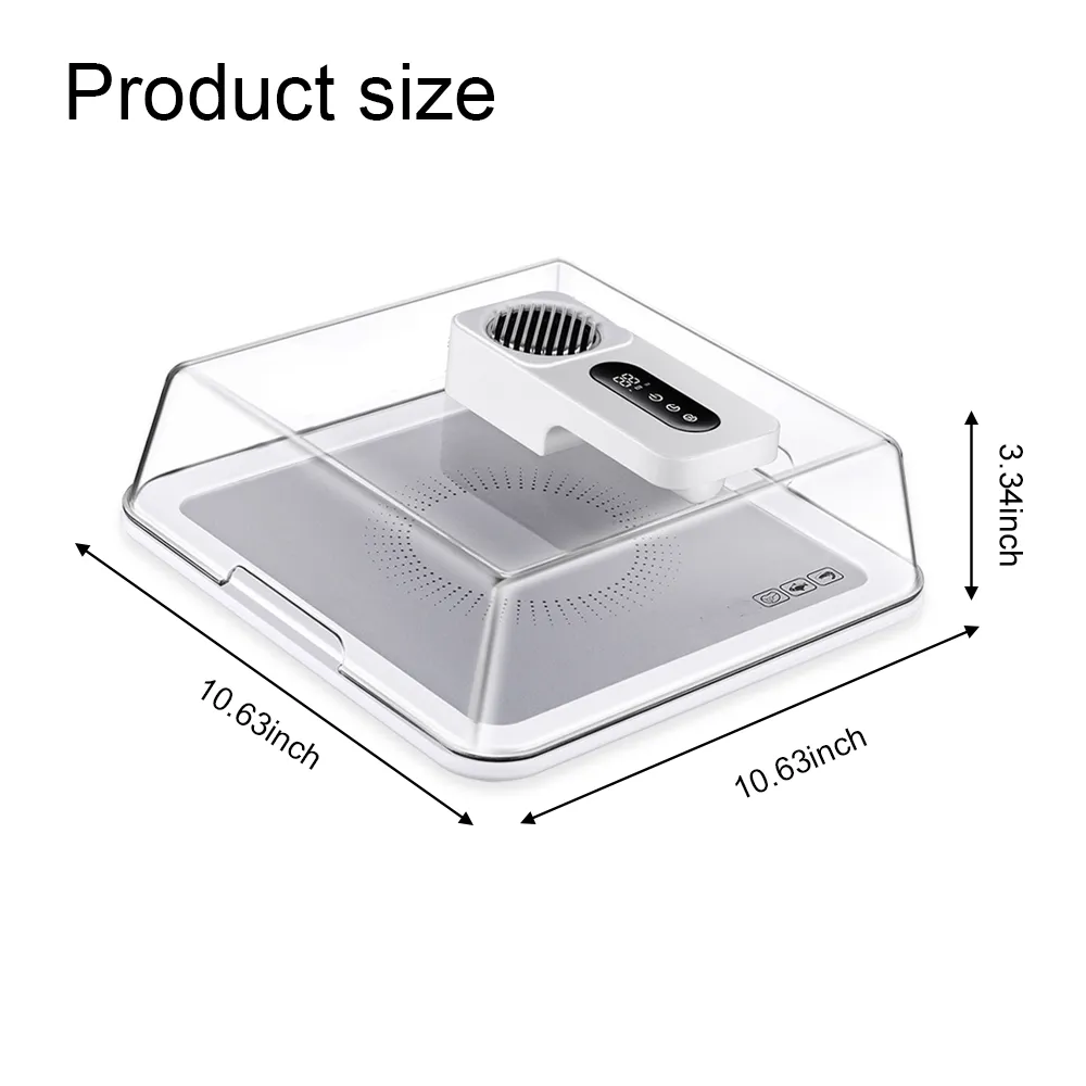 🥩 Smart Defrosting Tray Box with Lid