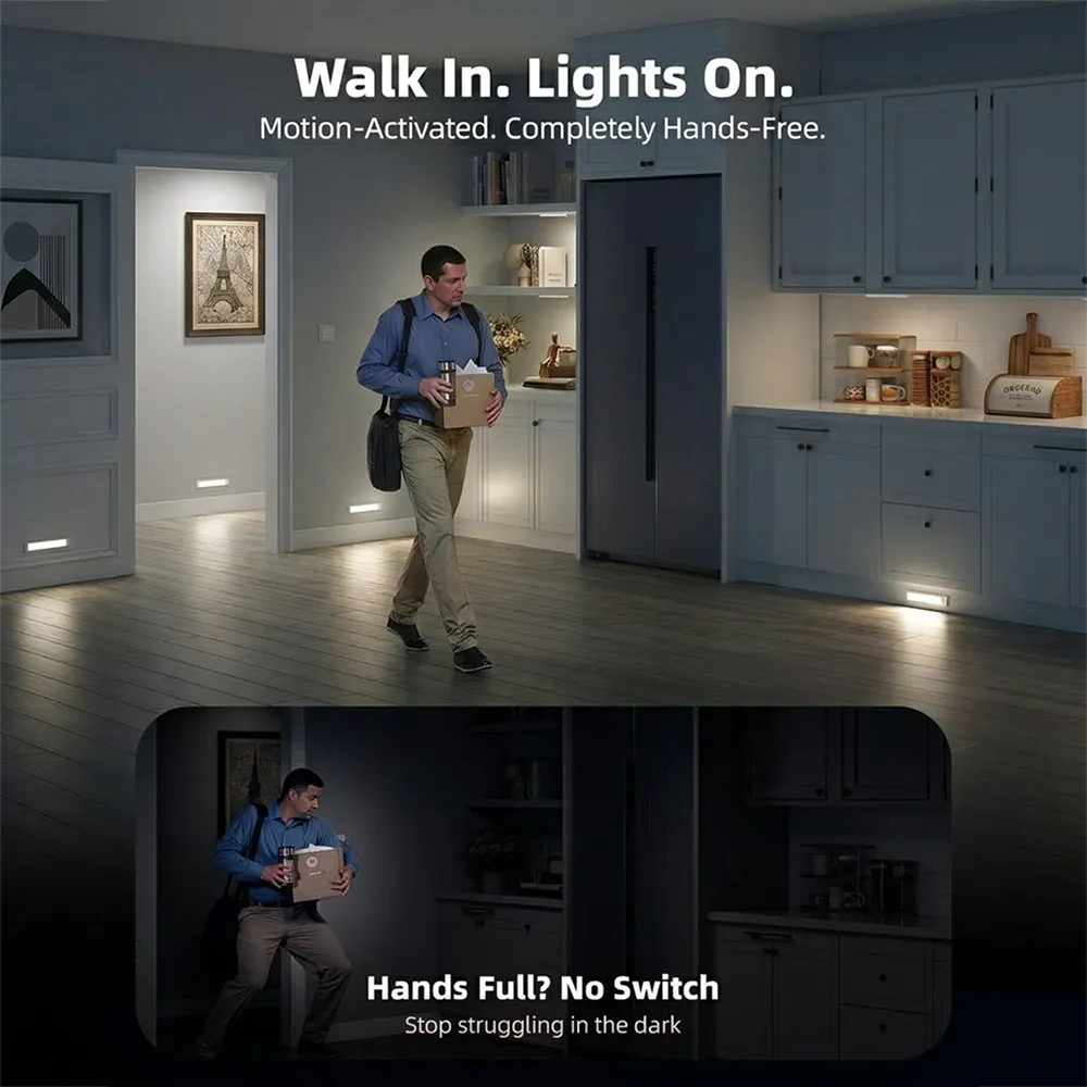 💡 Magnetic Cabinet Light: End the struggle of searching through dark pantries or closets with hands-free illumination. 🔦