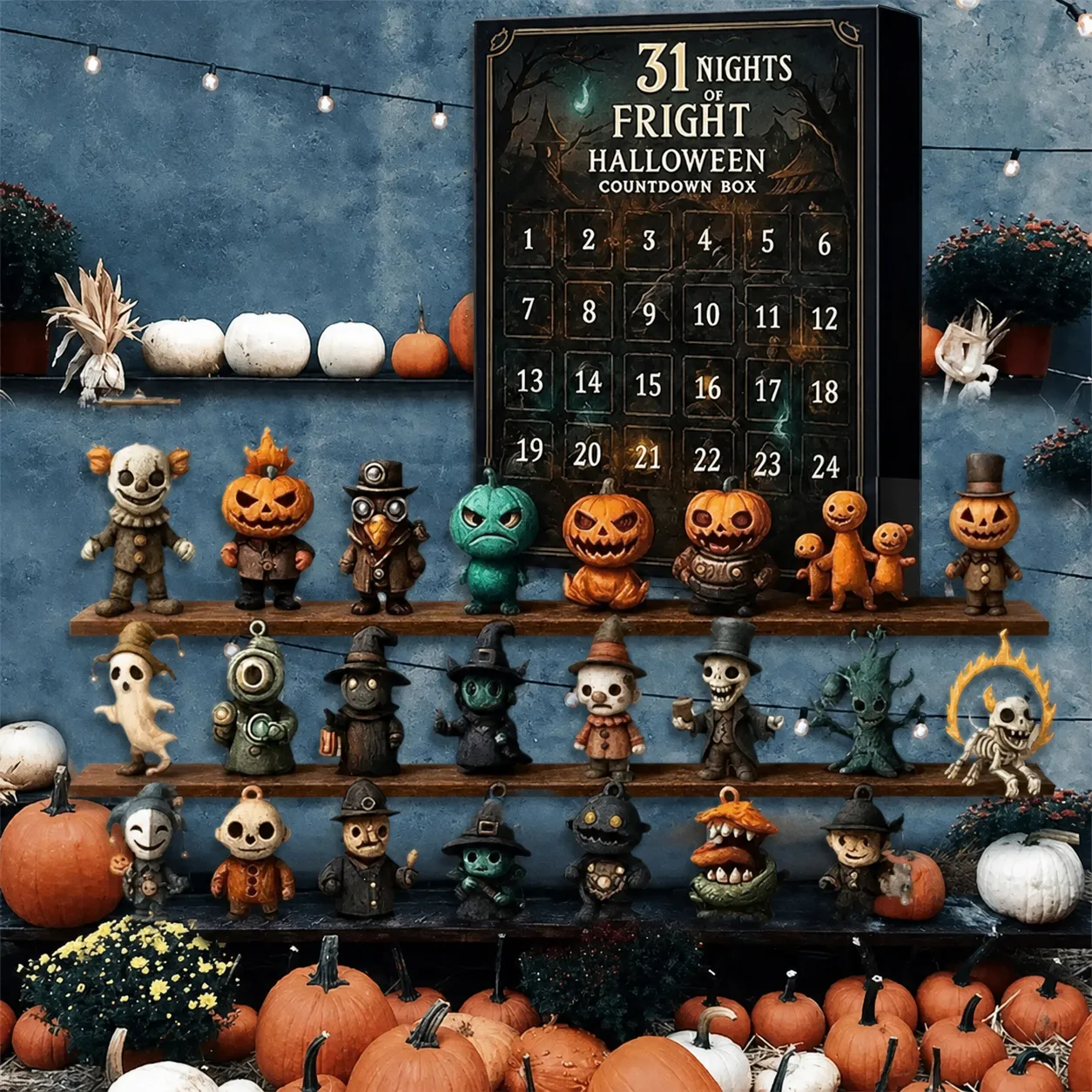 31 Nights of Fright Halloween Countdown Box