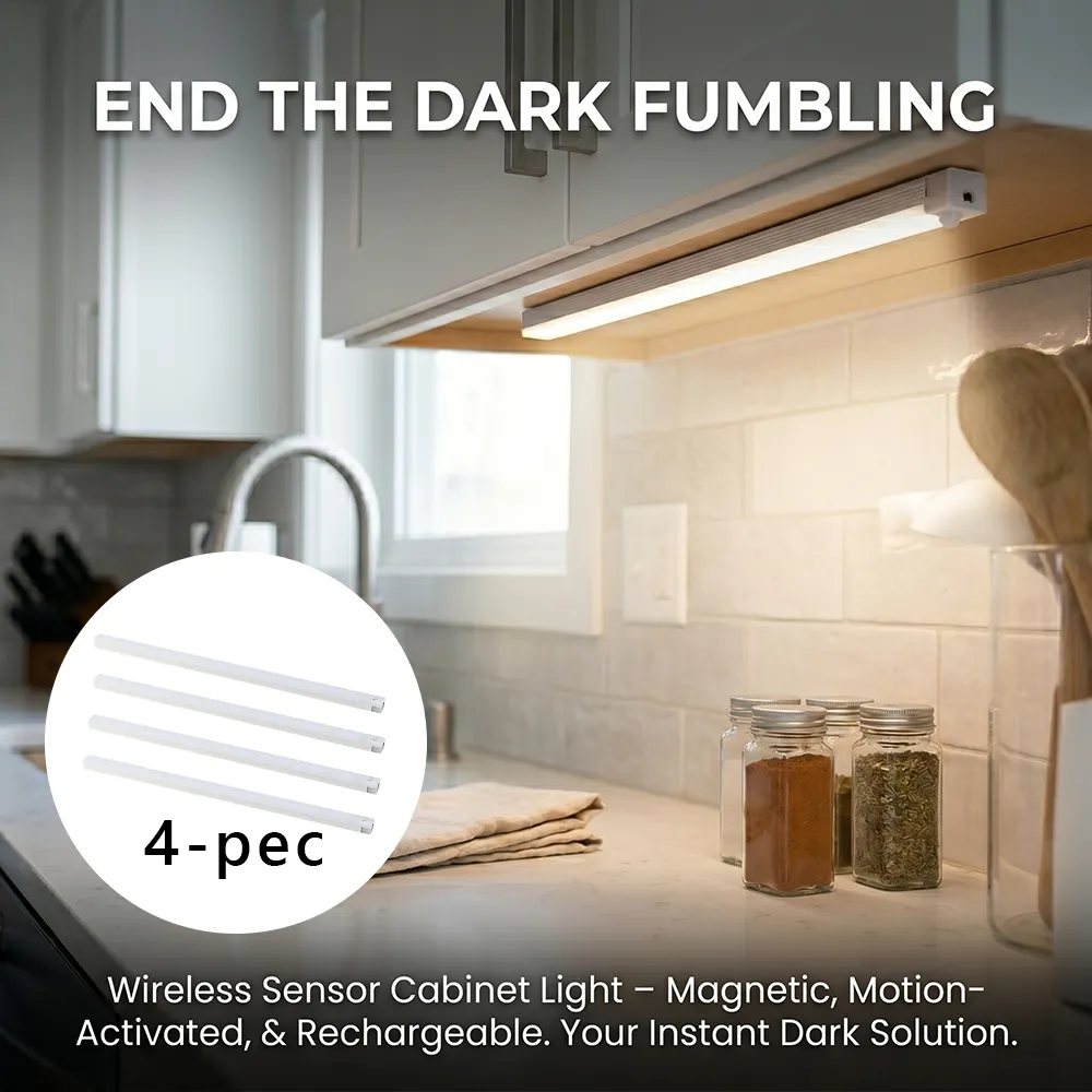 💡 Magnetic Cabinet Light: End the struggle of searching through dark pantries or closets with hands-free illumination. 🔦