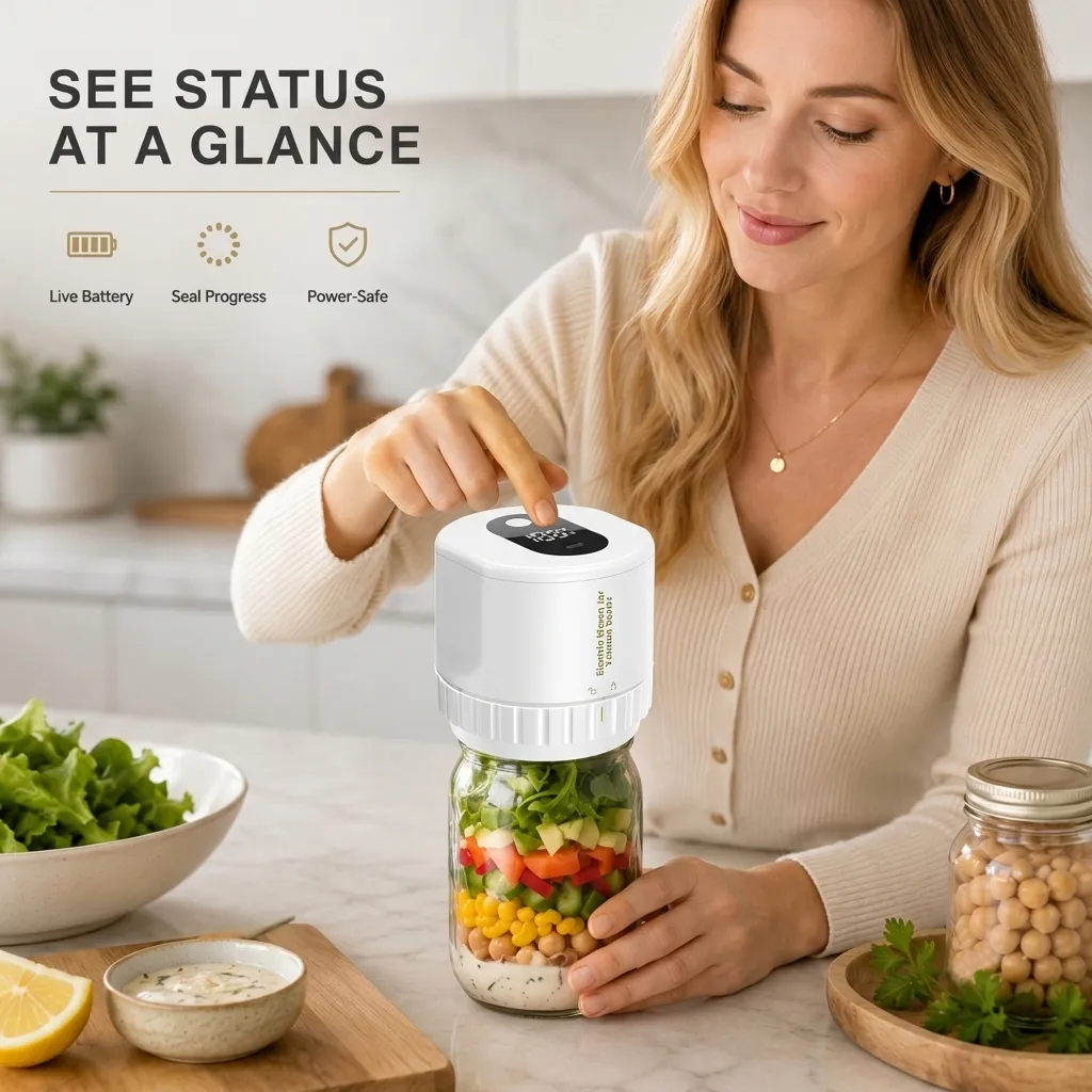 Electric Vacuum Sealer Kit for Mason Jars