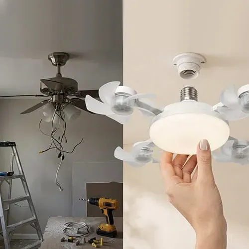 7 Reasons Homeowners Are Replacing Traditional Ceiling Fans with This Screw-In Fan Light