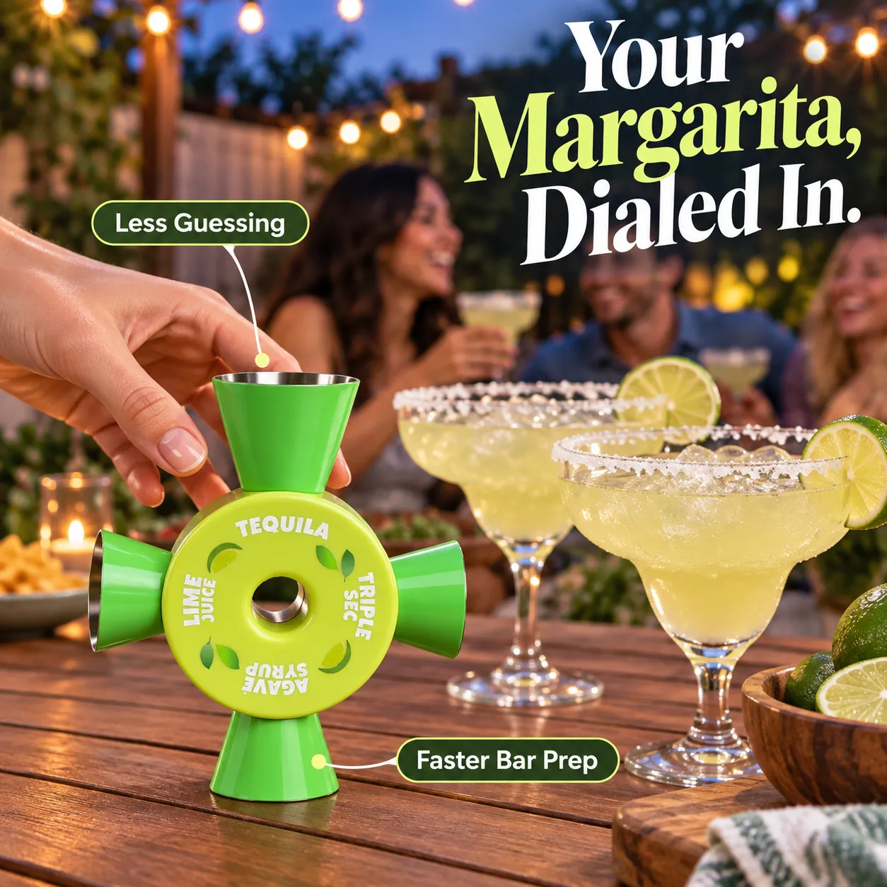 4-Way Margarita Cocktail Jigger