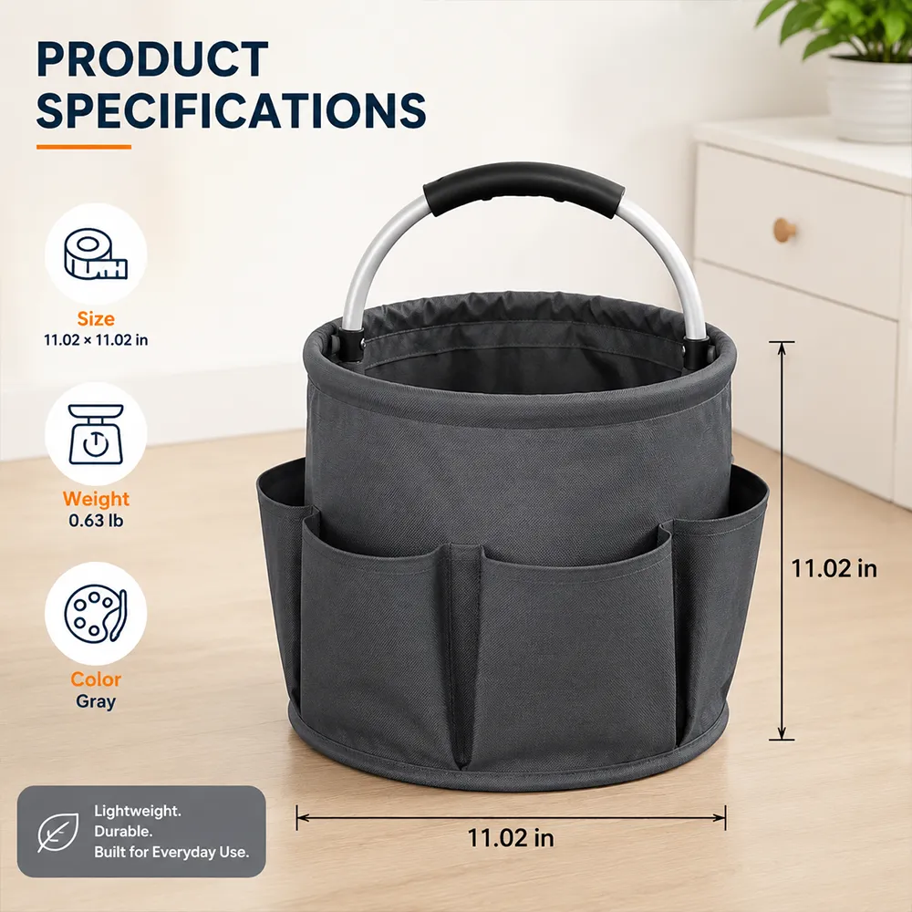 🧺 Collapsible Cleaning Caddy with Handle – Foldable Storage Organizer