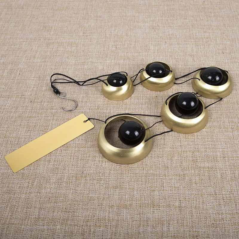 🔔 Quintet Brass Wind Chimes: Bring deep, melodic tranquility to your patio with professional-grade acoustic tuning.