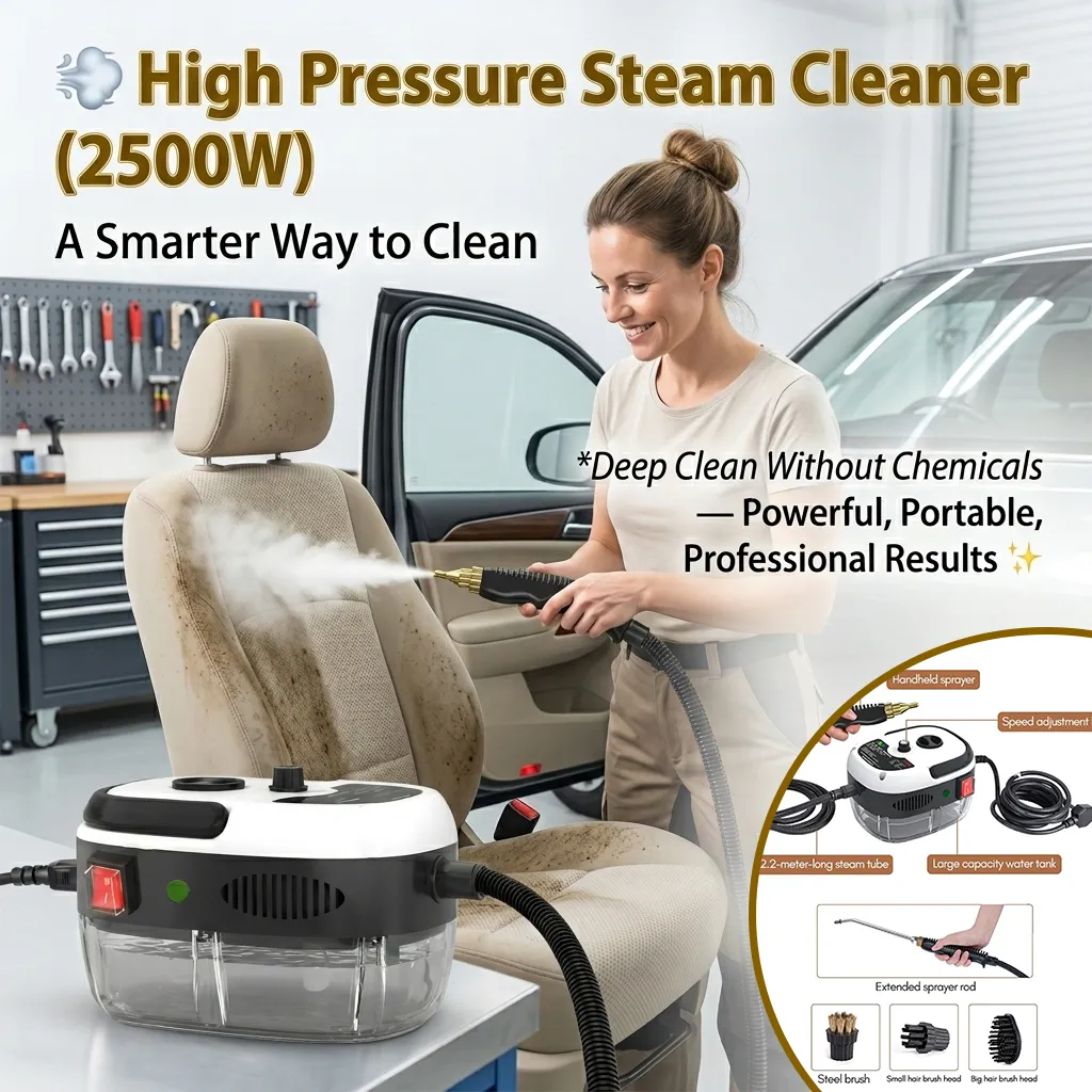 💨 High Pressure Steam Cleaner (2500W)