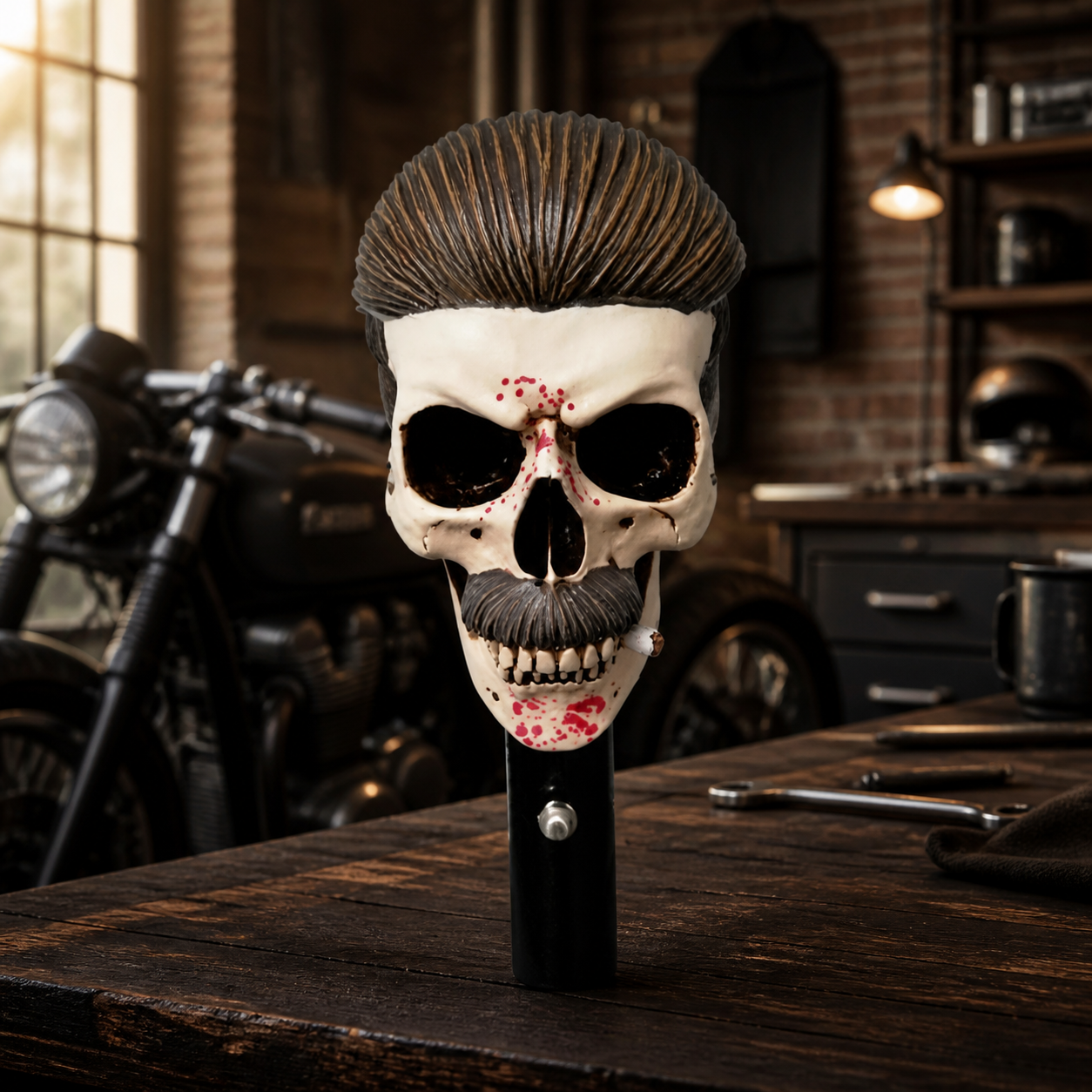Skull Helmet & Gear Wall Mount