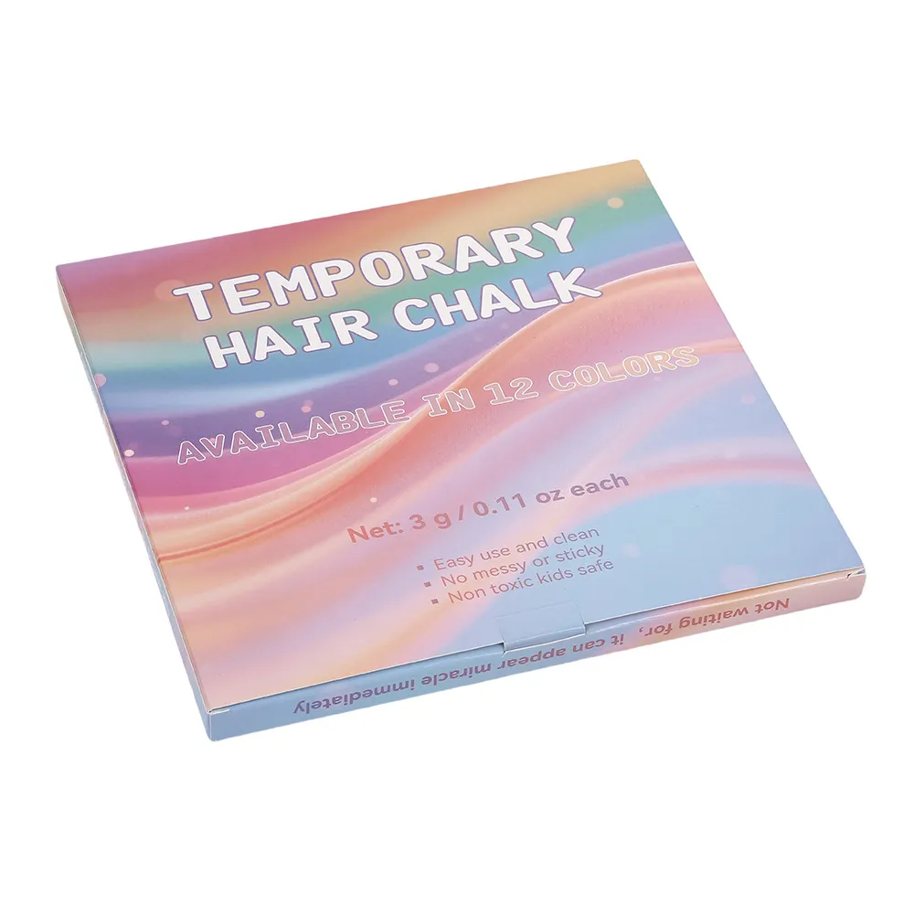 12-Color Temporary Hair Chalk Set