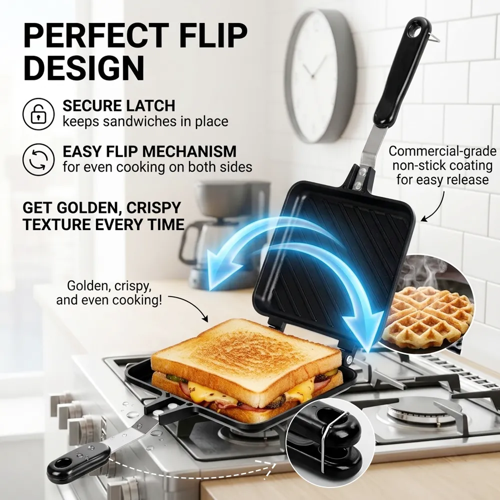 🥪 Stovetop Sandwich Maker Pan