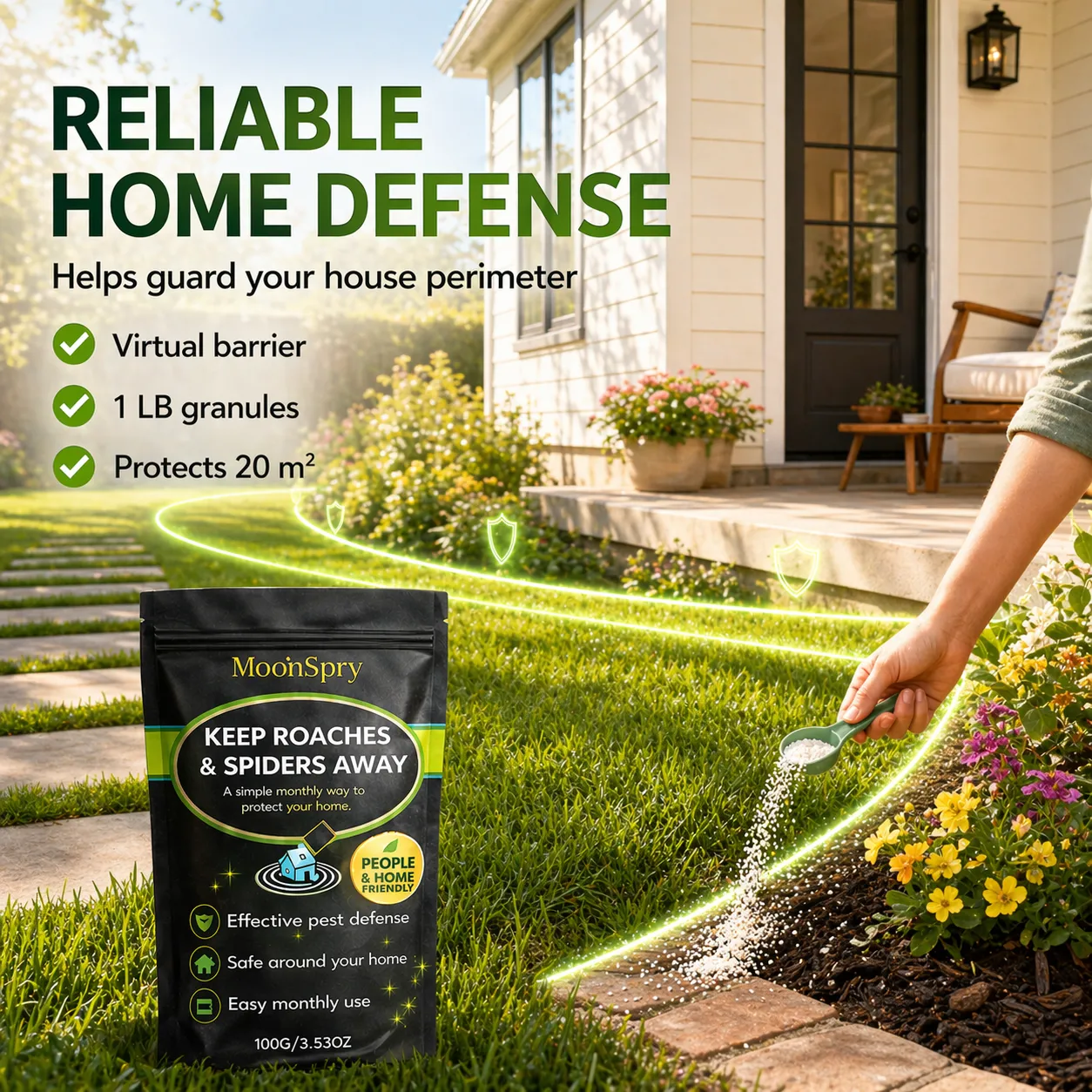 Natural Organic Lime Powder – Kills Ticks & Fleas, Safe for Pets & Gardens