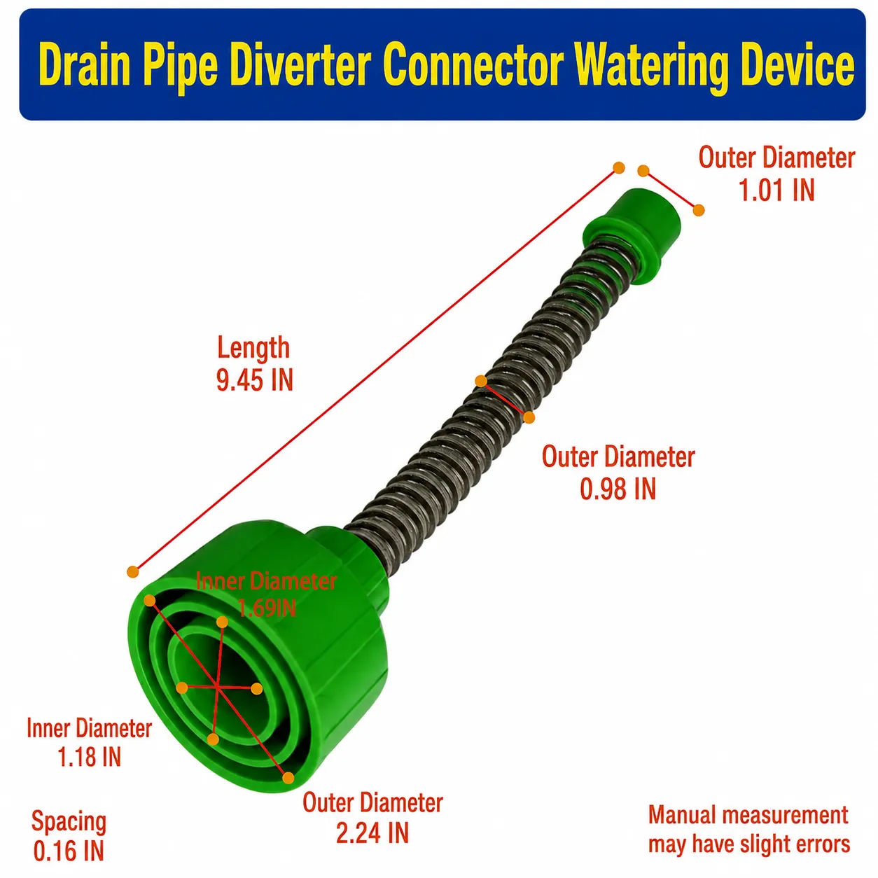 ❄️ Air Conditioner Drain Pipe Cleaner Adapter