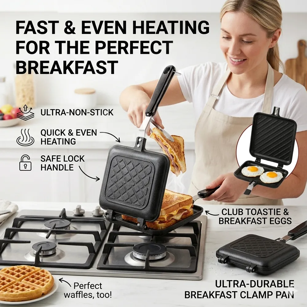 🥪 Stovetop Sandwich Maker Pan