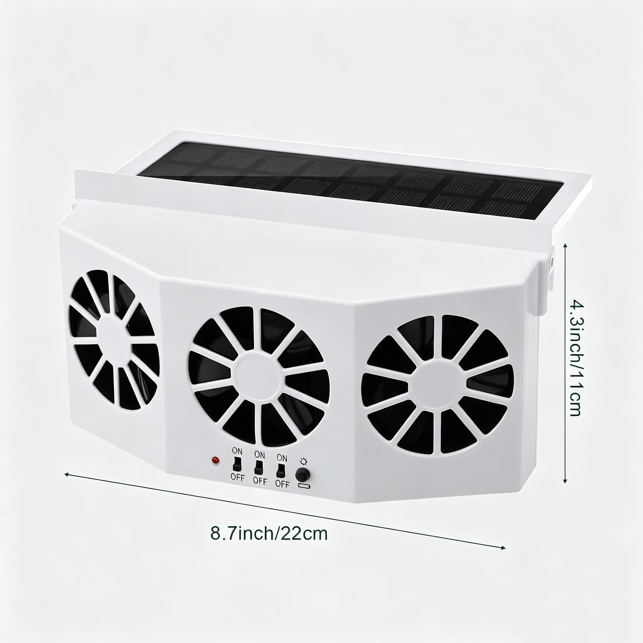☀️ Solar-Powered Car Ventilation Fan