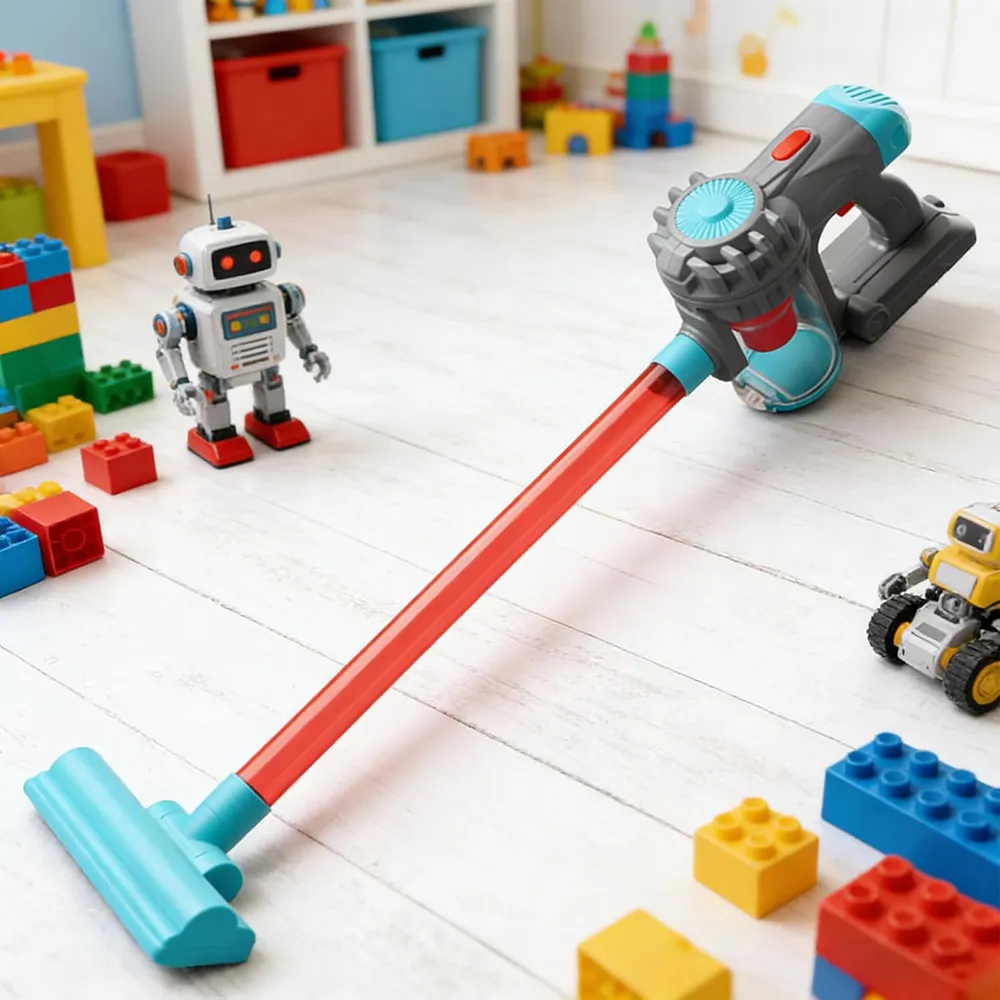 🧸3-in-1 Kids Toy Vacuum Cleaner – Realistic Cleaning Fun for Little Helpers