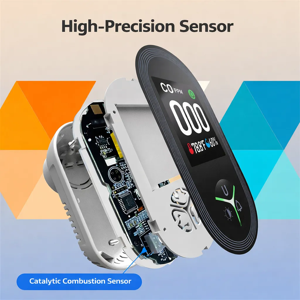🔌 US Plug Carbon Monoxide Detector 🔥Every Home Needs