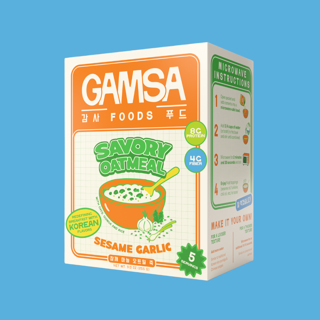 Sesame Garlic Savory Oatmeal 5-Pack