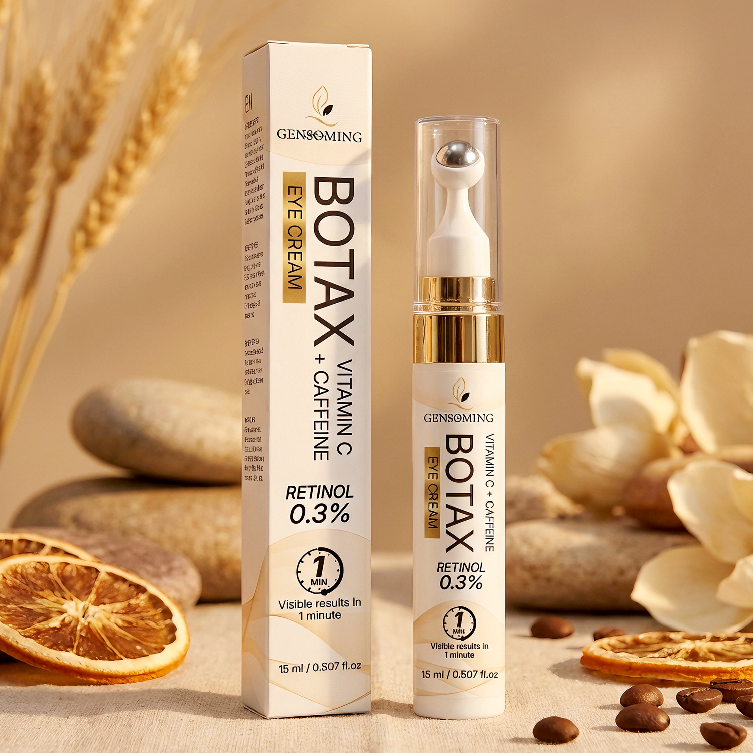 BOTAX – straffend gegen Falten, Notfallhilfe bei Übernachtung, Feind von Augenringen und Schwellungen, sanfte Anti-Aging-Pflege – 15 ml