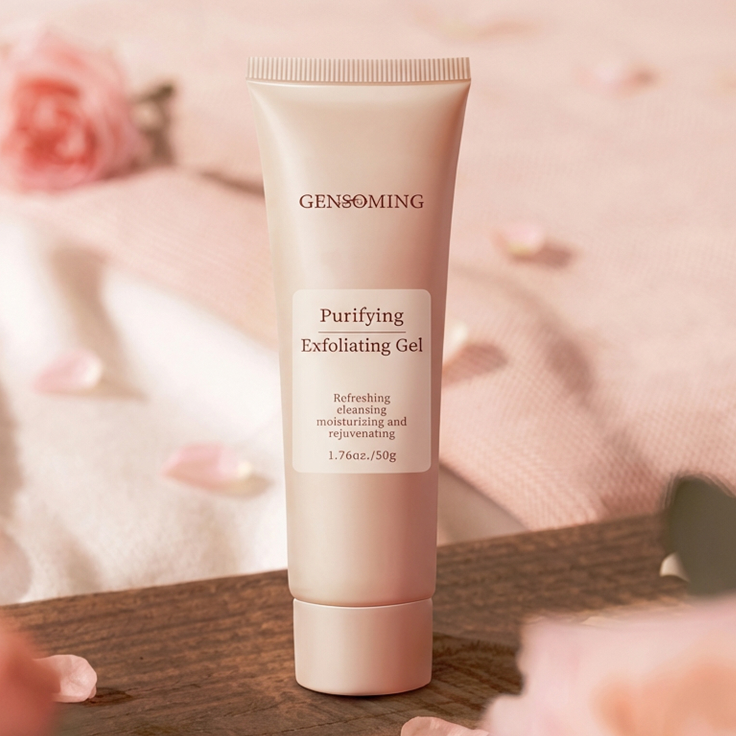 Reinigendes Peeling-Gel – entfernt abgestorbene Hautschüppchen und Mitesser in einem Schritt, kein Spannungsgefühl nach der Reinigung, belebt den Teint – 50 g pro Tube