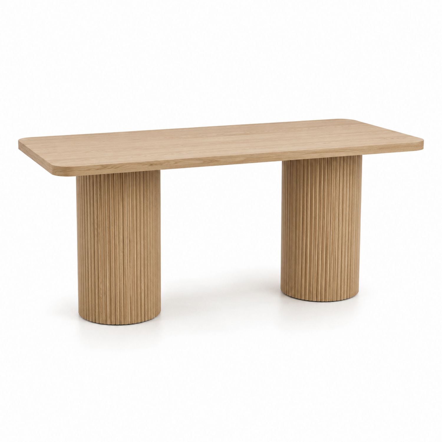Tavolo da pranzo in legno di rovere 200x100x75 cm